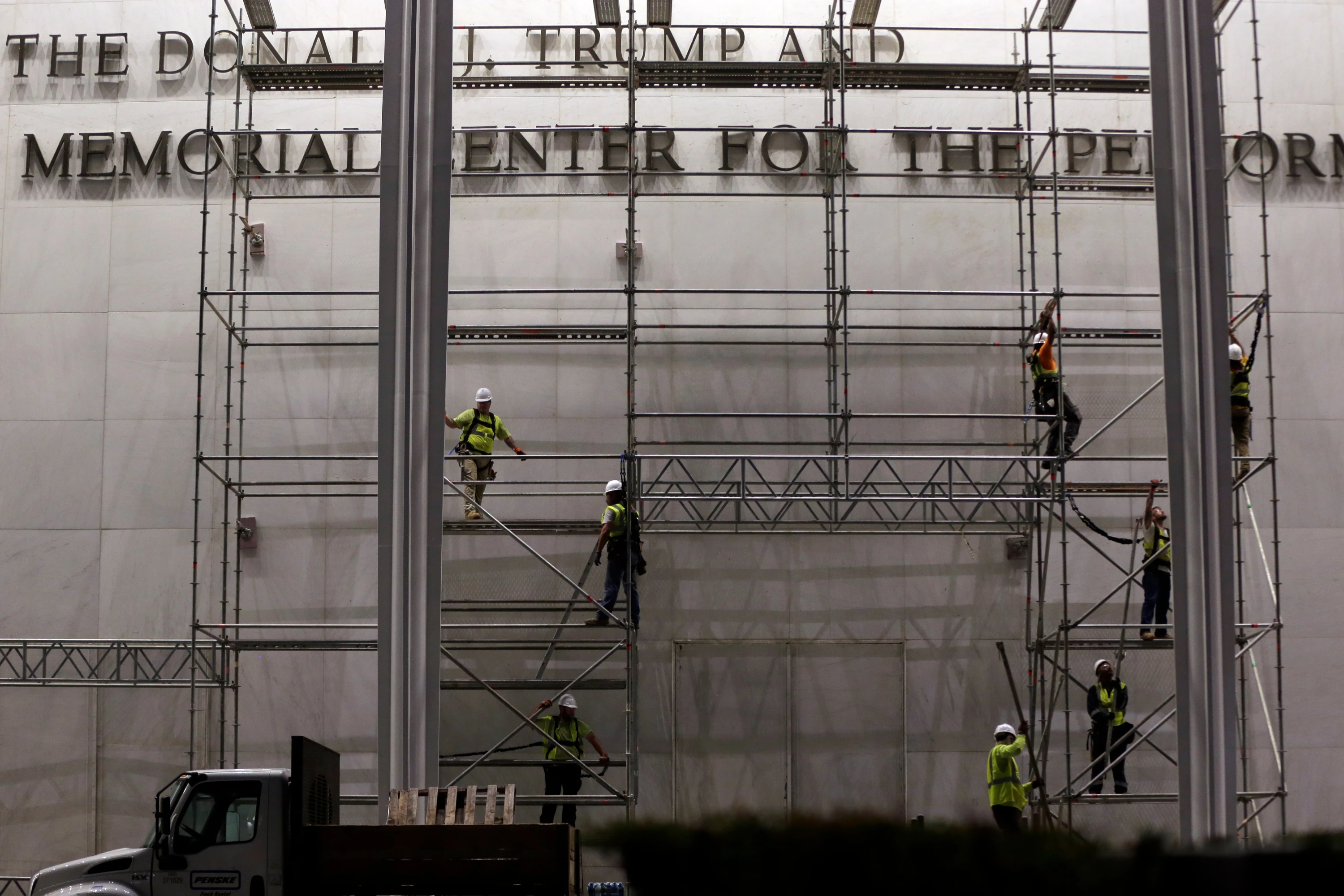 Workers begin removing Trump's name from the Kennedy Center, hours after a court-ordered deadline The Kennedy Center offered assurance that the “removal work is presently ongoing” and would “conclude in the early hours of the morning.”