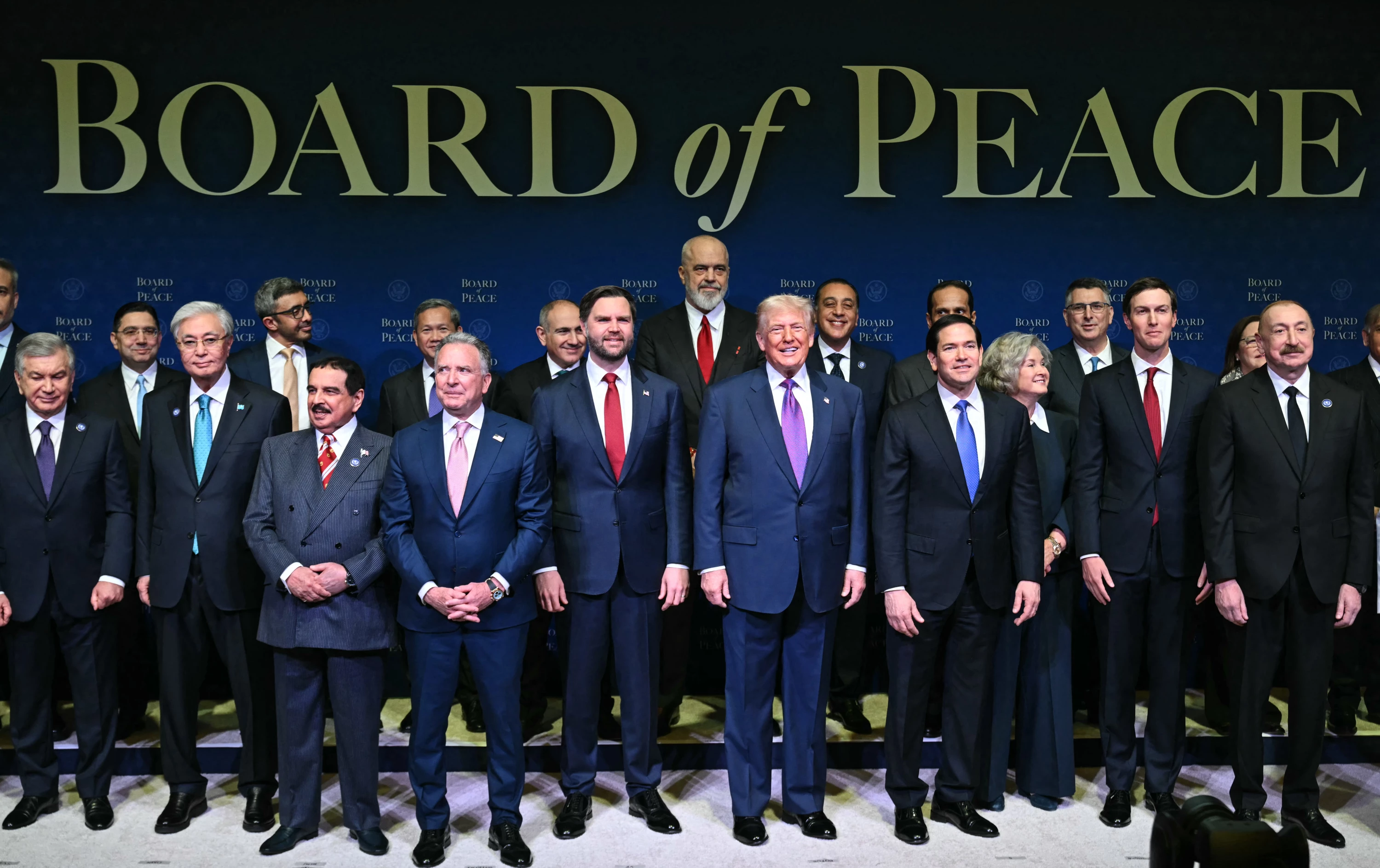 Image of Gaza stabilization force takes shape at inaugural Board of Peace meeting