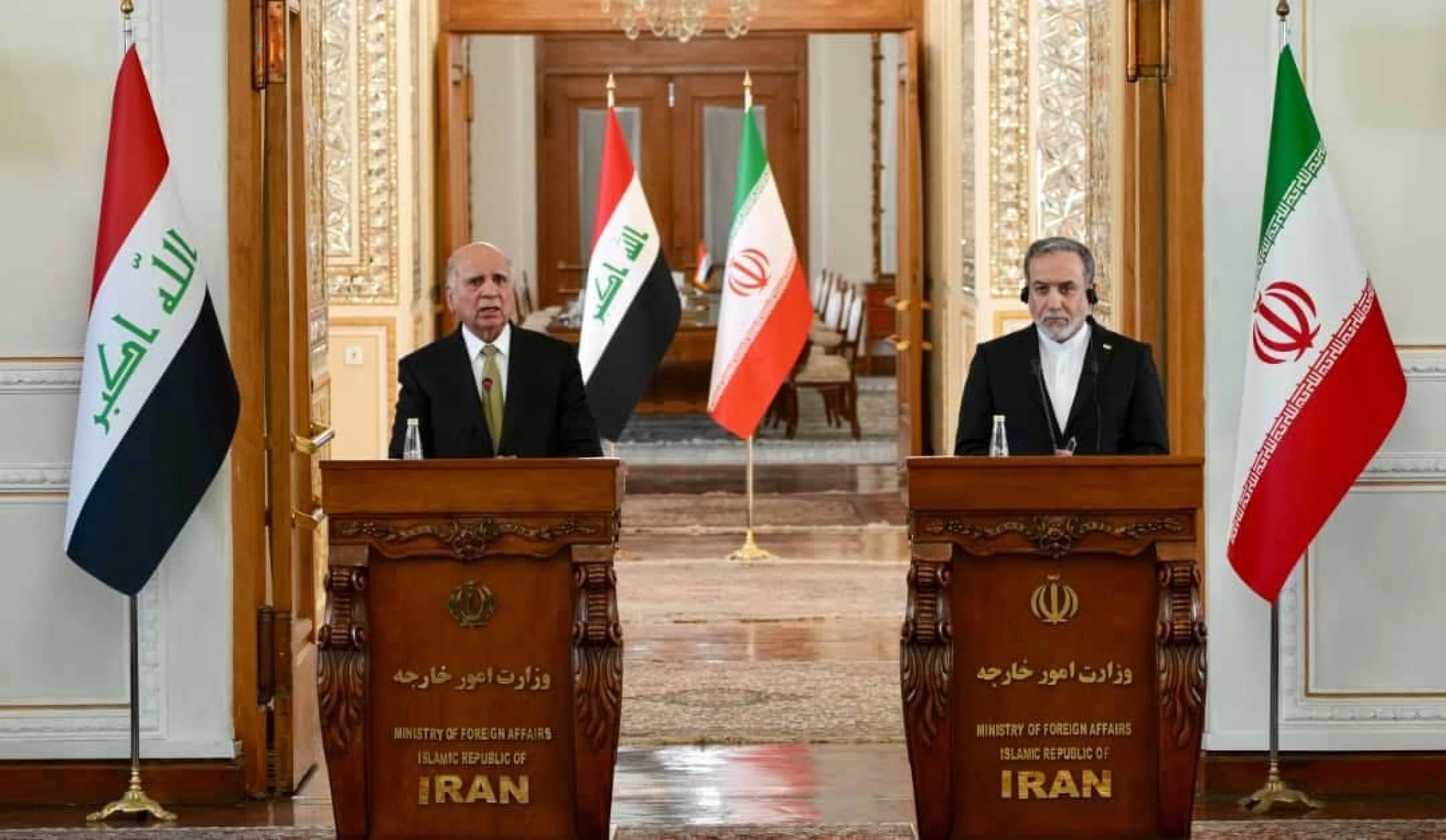 Image of Iraq, Iran stress ‘non-interference’ amid Washington threats