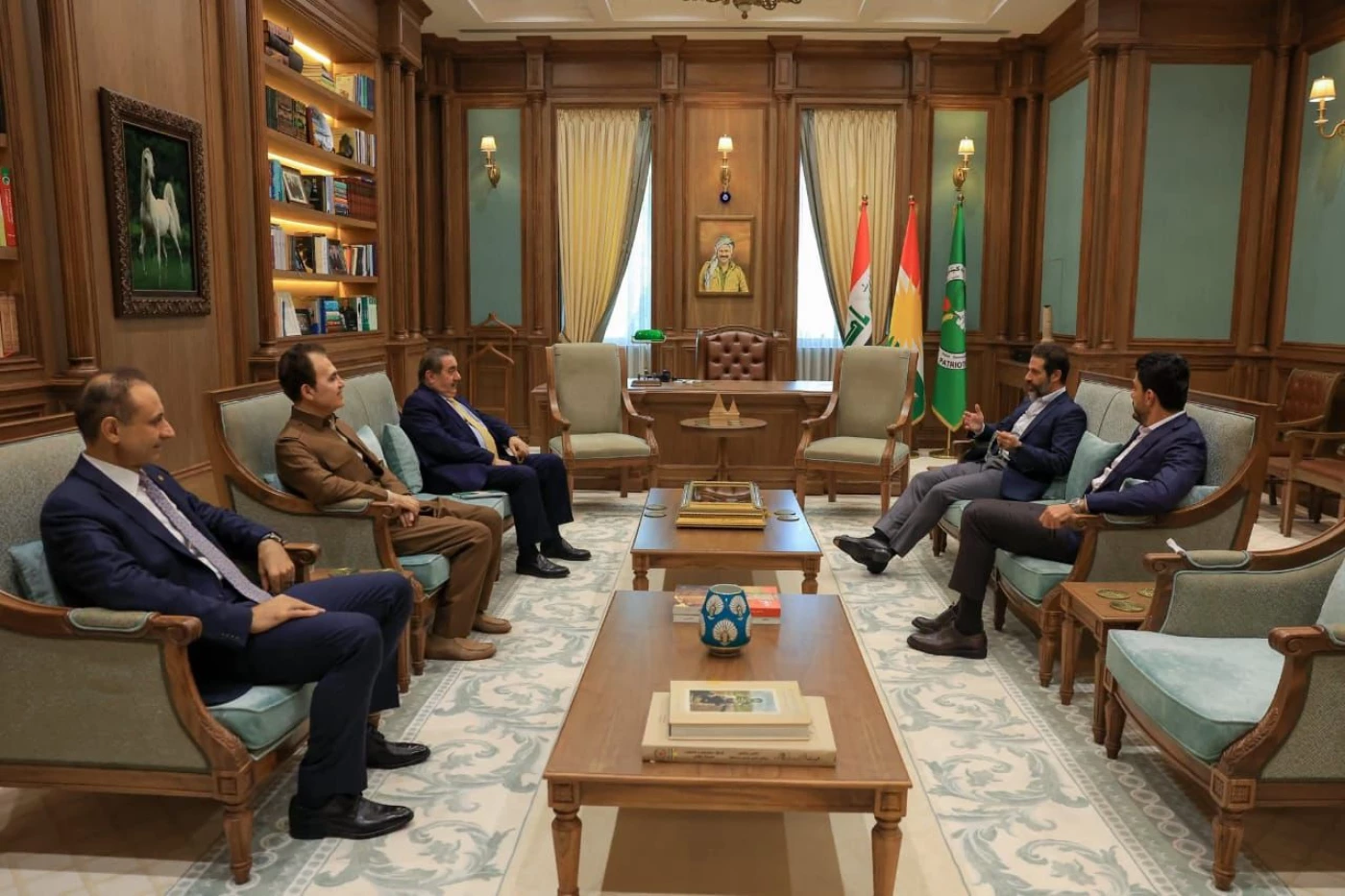 Image of KDP, PUK meet in Erbil, discuss gov’t formation