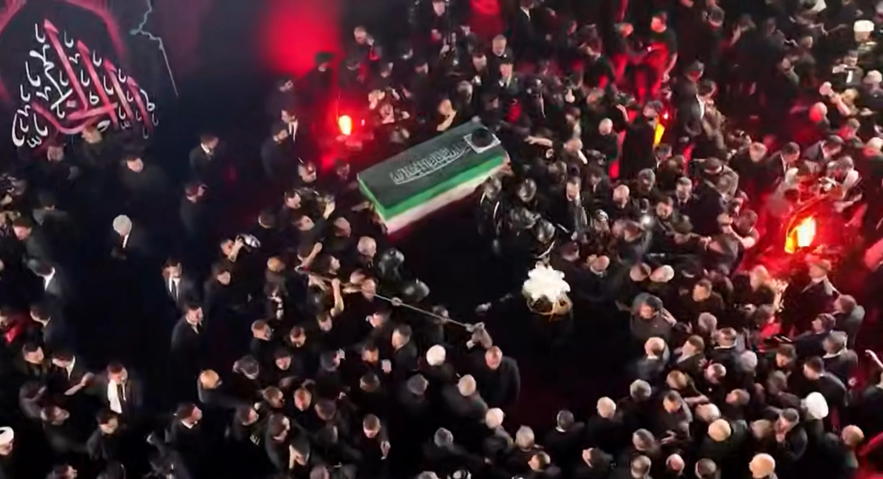 Image of Khamenei’s body arrives in Iraq for funeral ceremonies in Najaf, Karbala