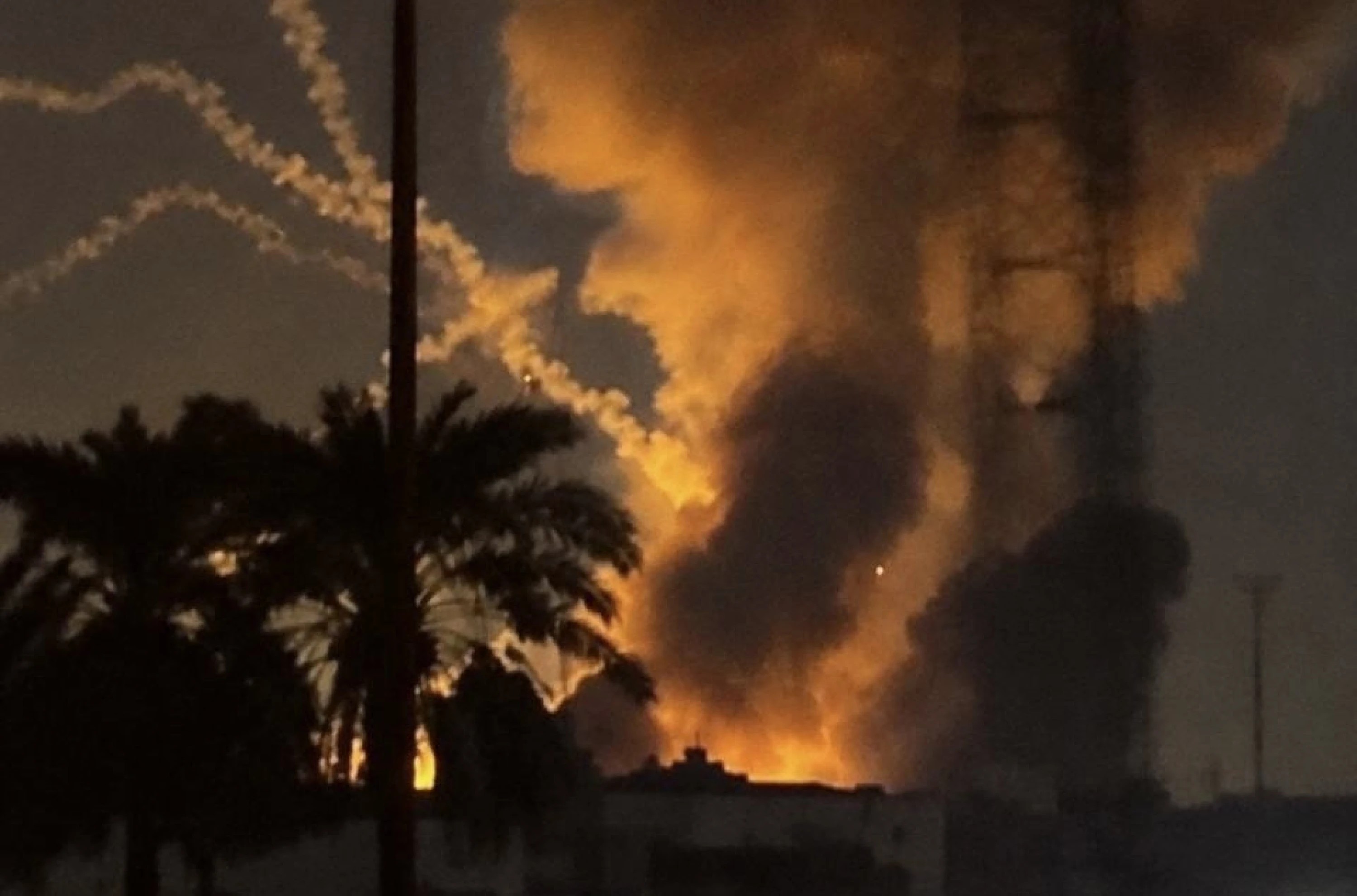 Image of PMF ammo depot explosion injures at least five 