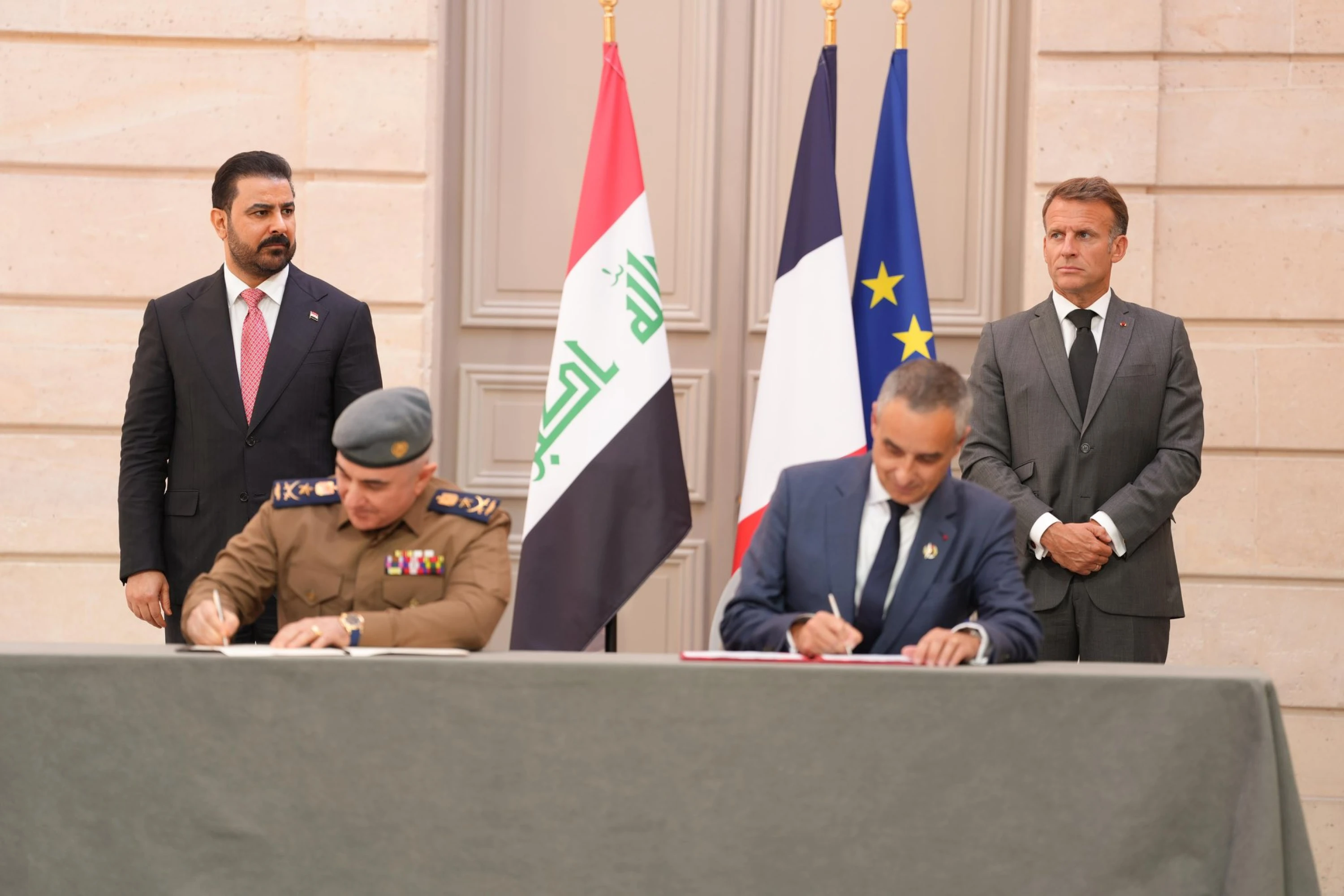 Image of Iraq-France air defense, energy MoUs signed during Zaidi Paris visit