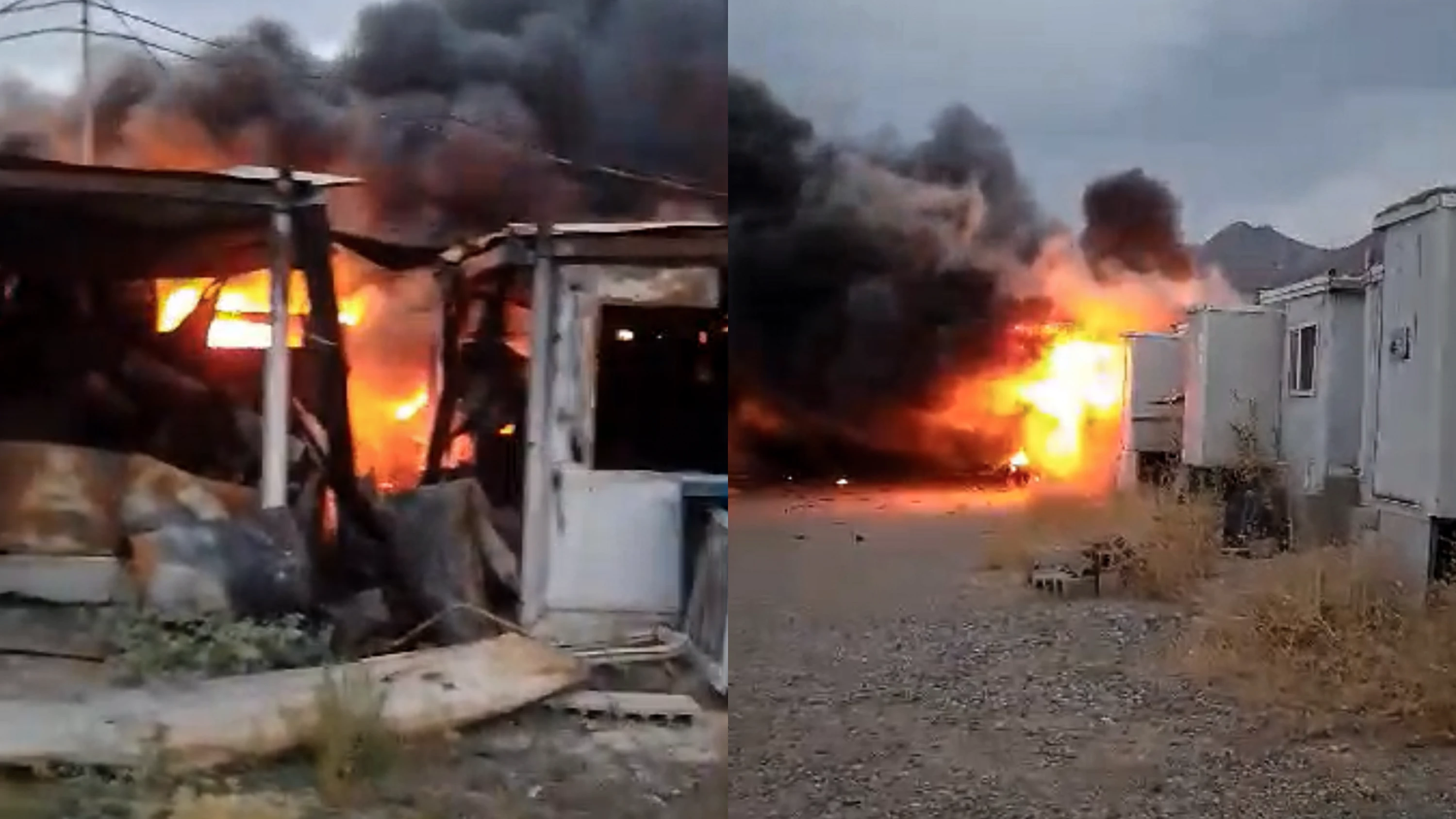 Image of Three drones hit Iranian opposition group camp in Sulaimani