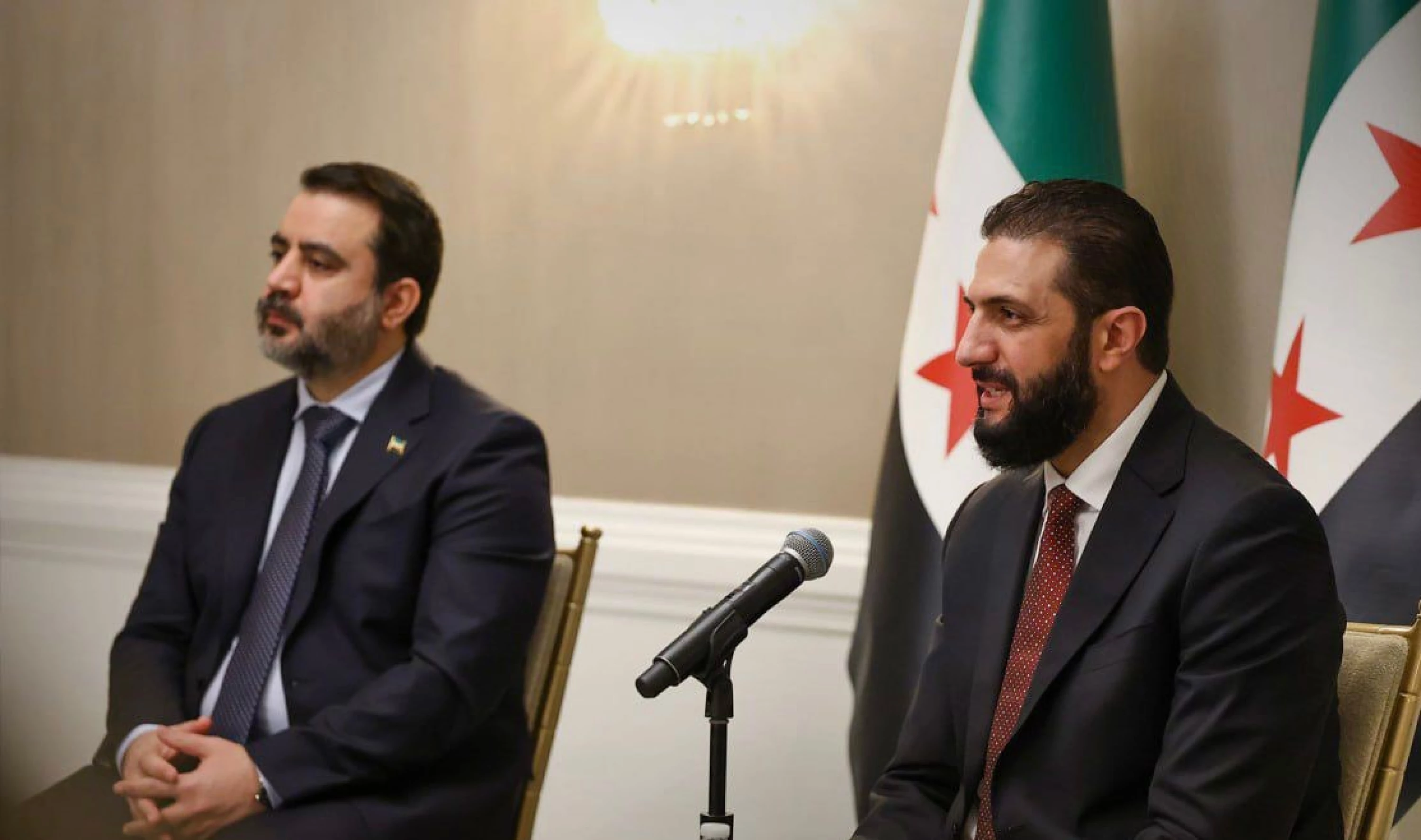 Image of Sharaa attends Syrian diaspora dialogue in Washington ahead of White House visit