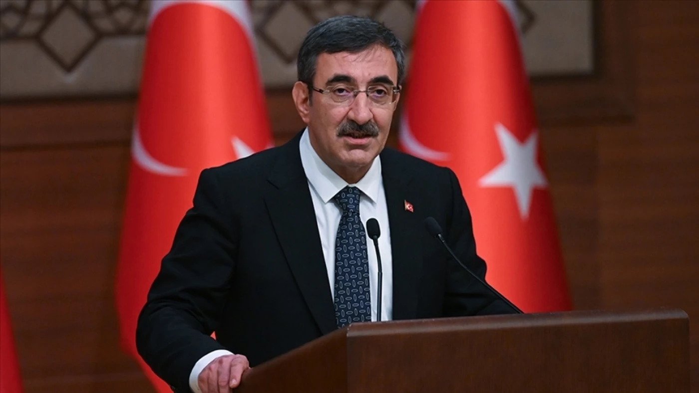 Image of Turkish vice president urges PKK to accelerate disarmament