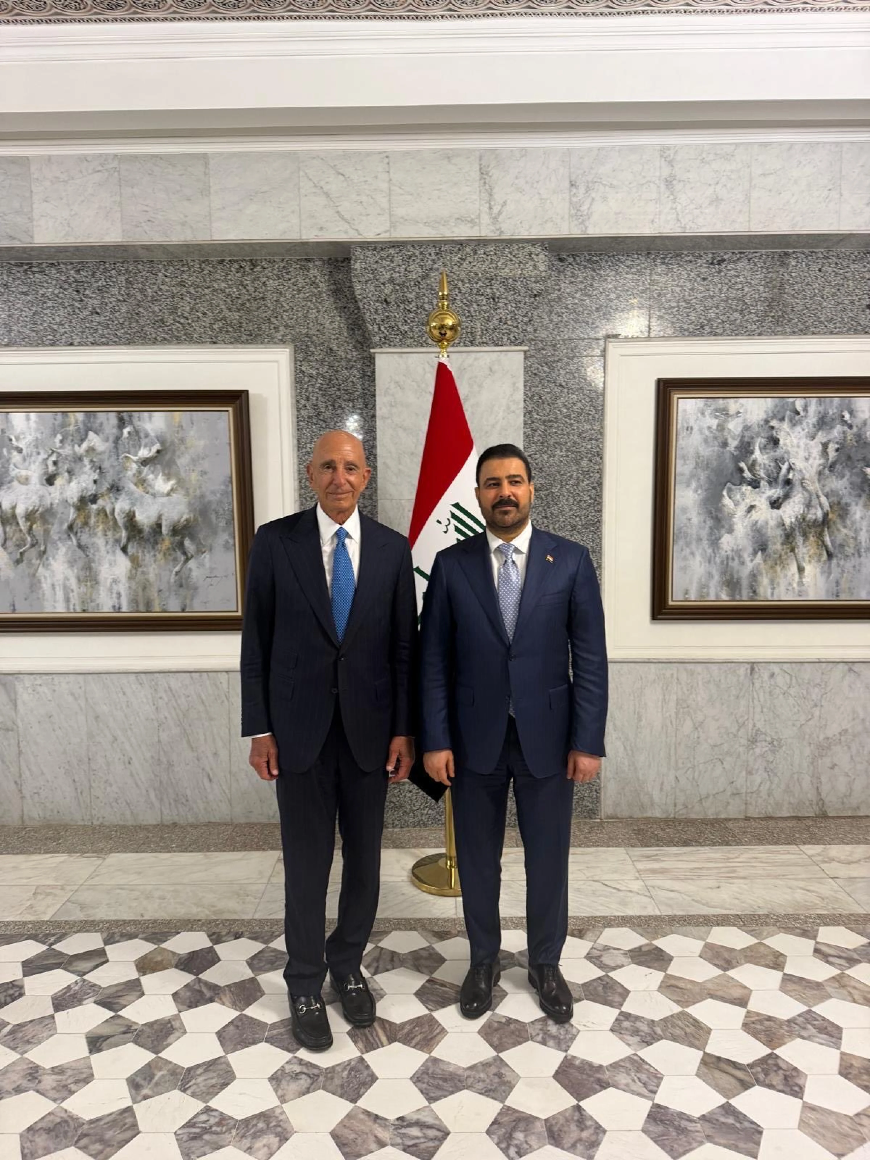 Image of US envoy Barrack hails ‘productive’ meeting with Iraqi PM