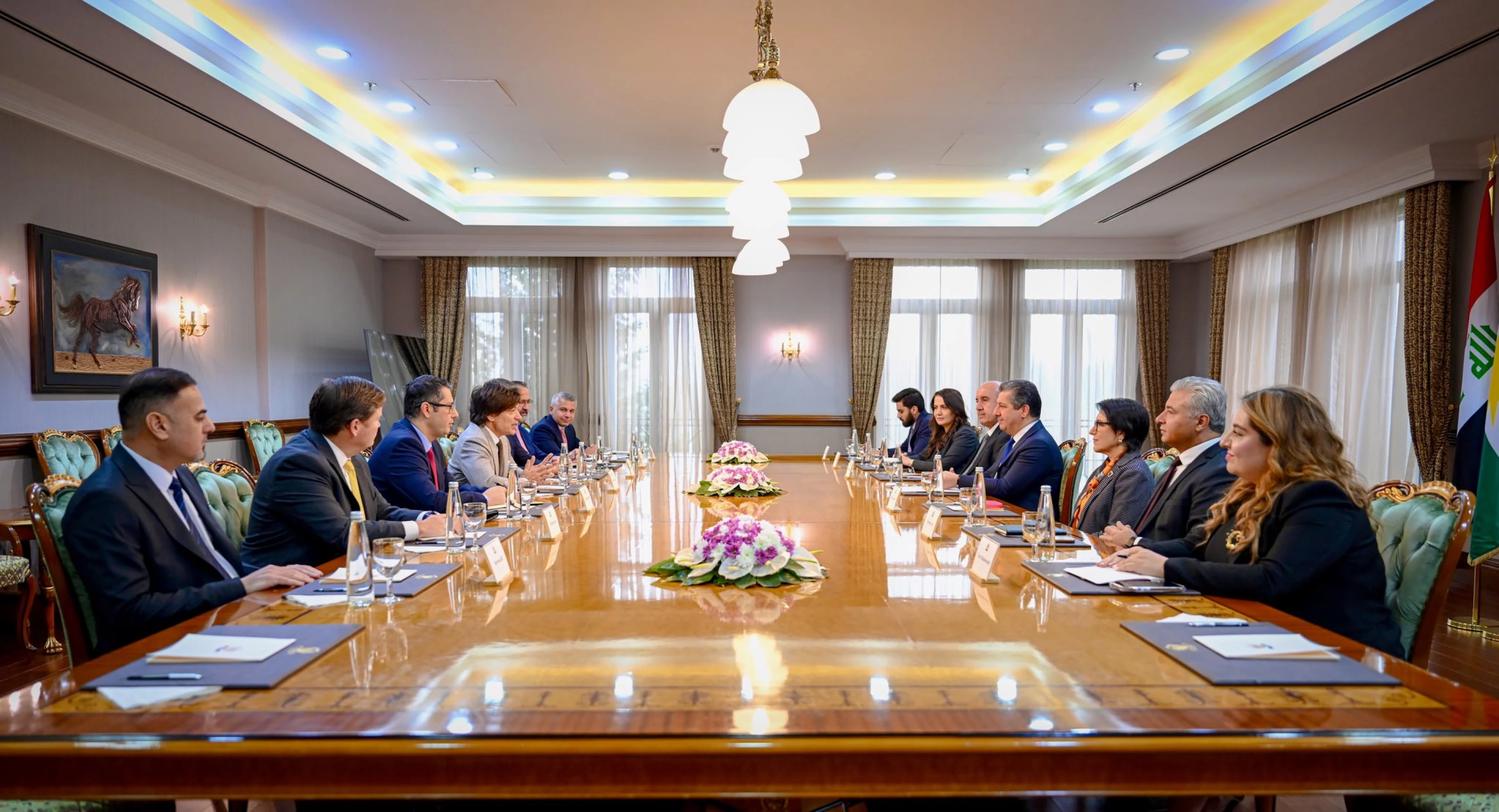 Image of PM Barzani highlights significance of American investment in Kurdistan Region