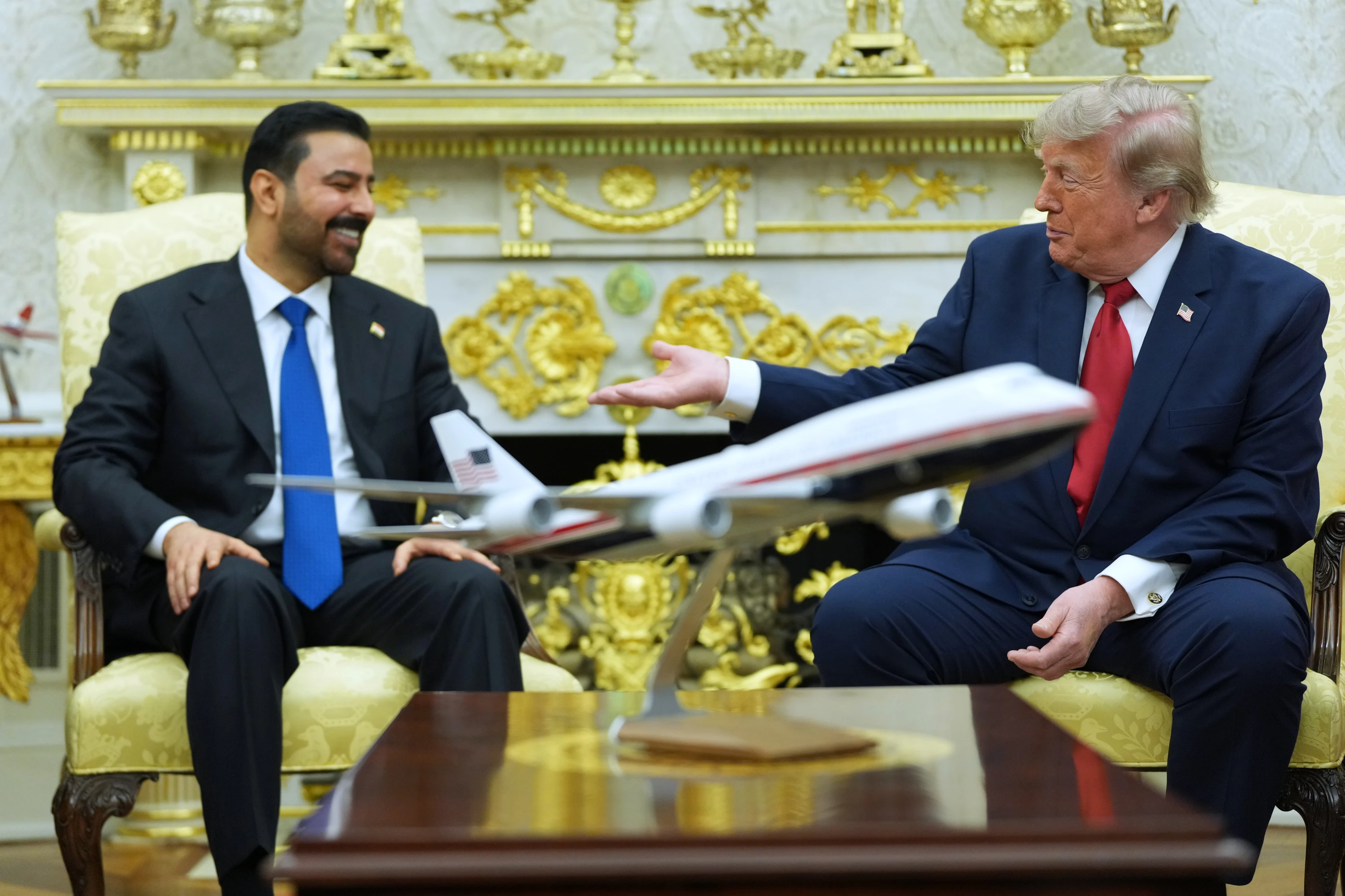 Trump hails Iraq’s Zaidi as ‘great leader‘, highlights expanding bilateral ties “Iraq has tremendous potential because of its oil… We're going to be doing a lot of deals,” Trump said, which could be announced “this week or next week.”