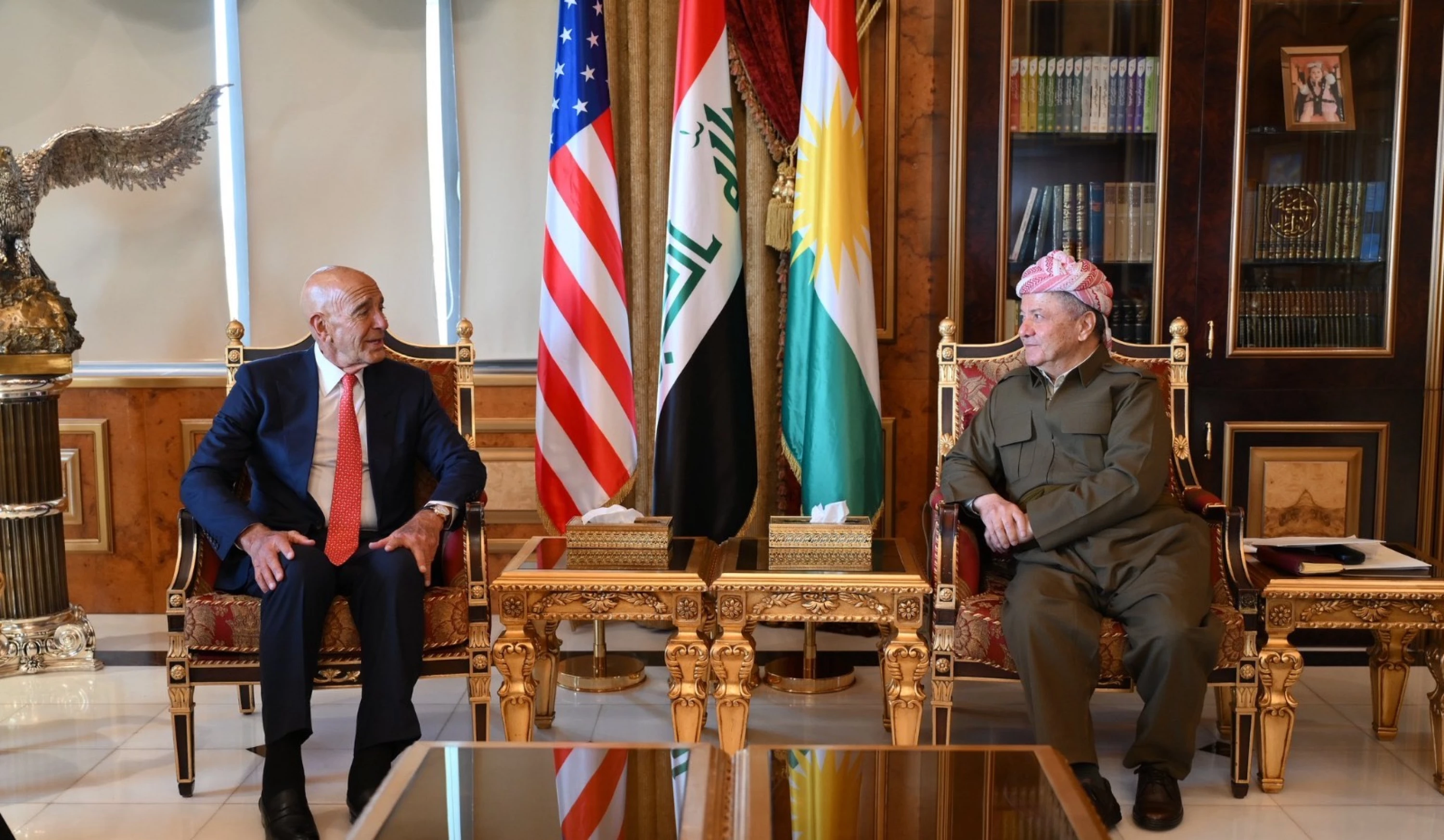 Image of President Barzani, Barrack discuss Syria 