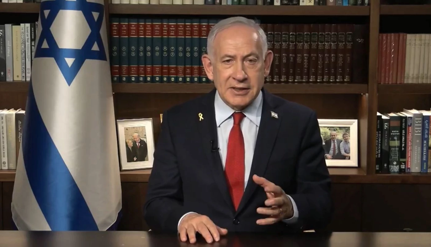 Image of Netanyahu denies Israeli involvement in Kirk murder, blames Qatar for rumors