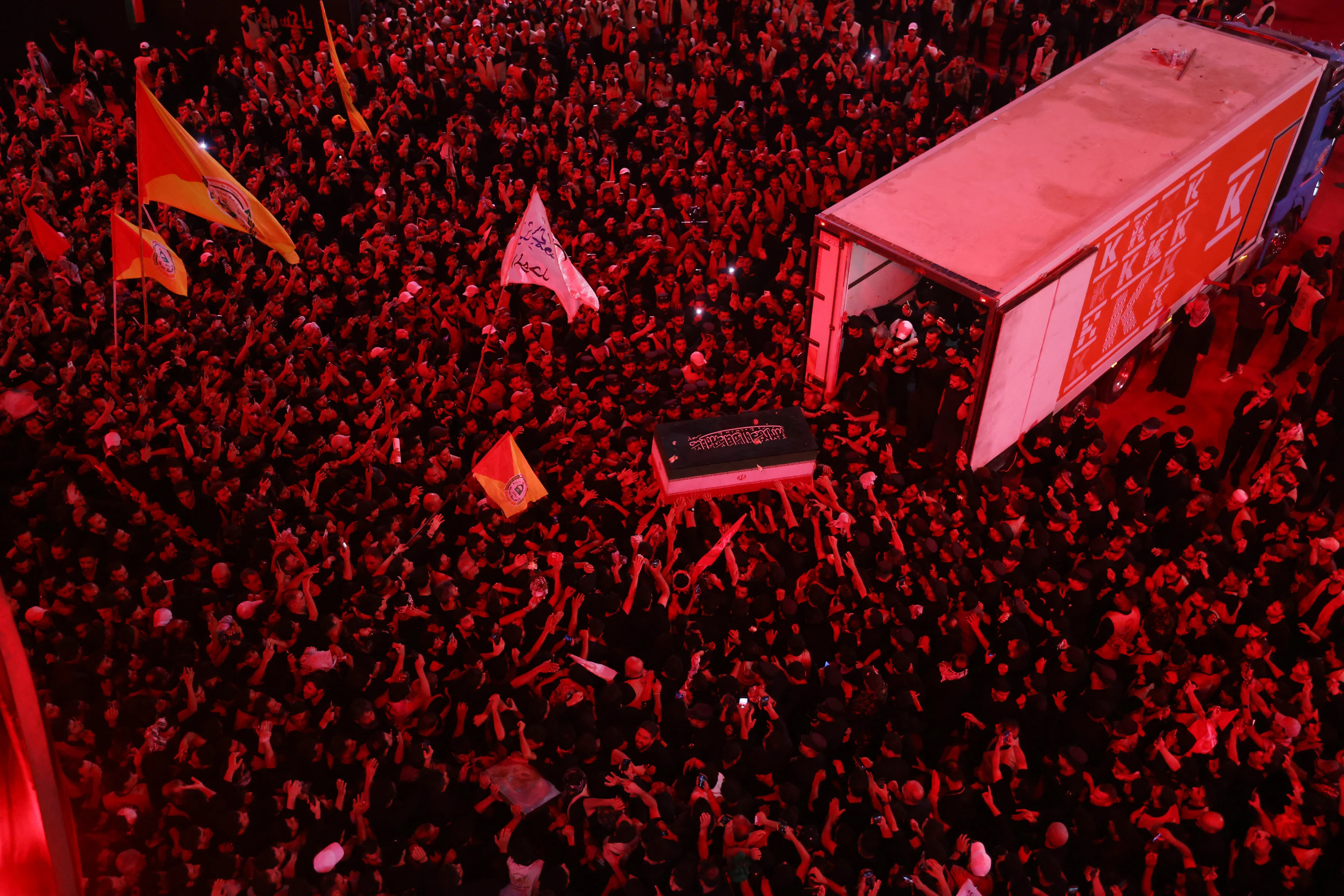 Image of Kataib Hezbollah calls Khamenei funeral turnout in Iraq a ‘resistance referendum’