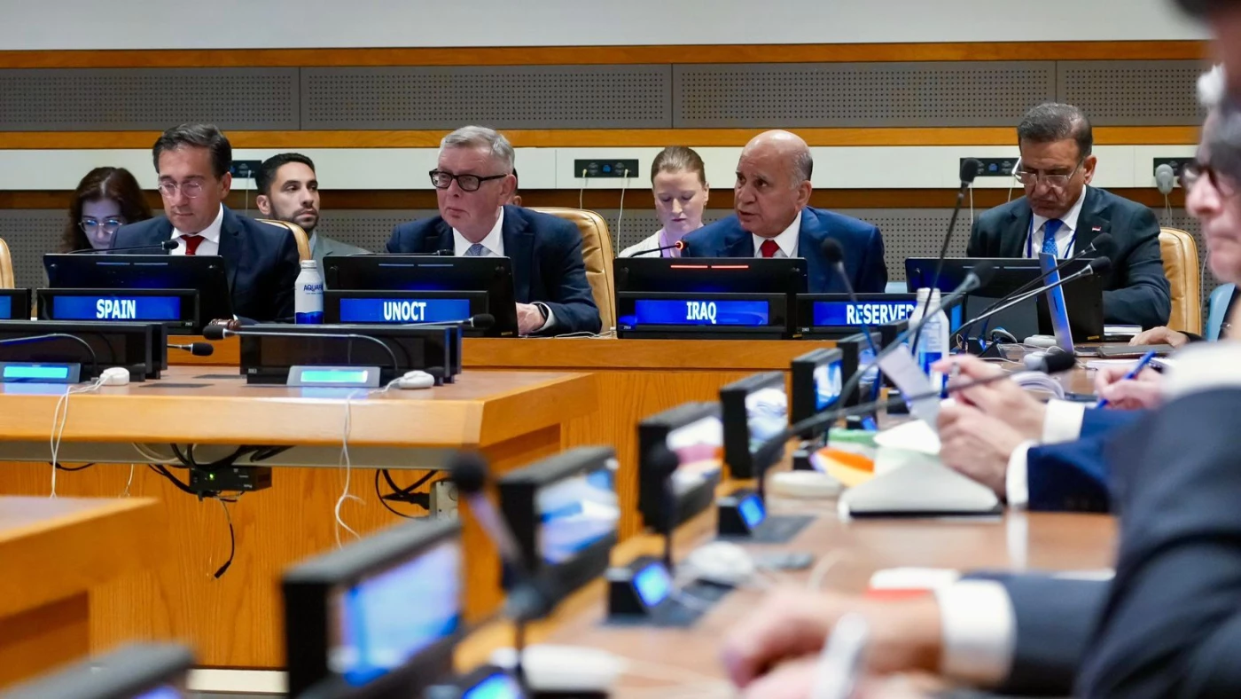Image of Iraq, Spain co-chair counter-terrorism meeting in New York