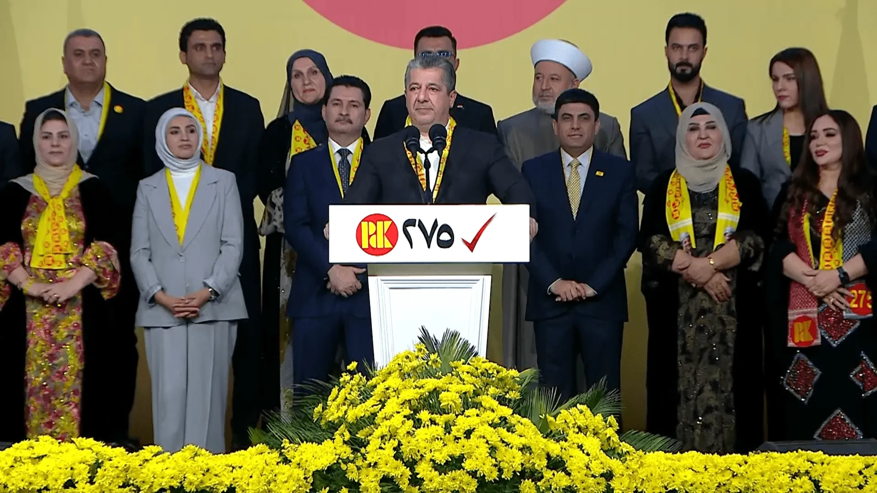 Image of PM Barzani renews push for Article 140 implementation in campaign speech