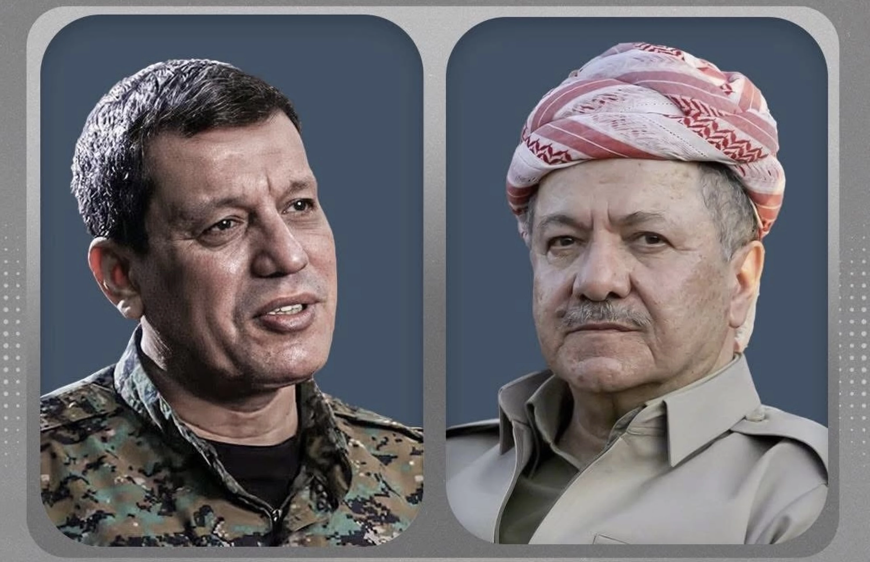 Image of President Barzani, SDF’s Abdi discuss agreement with Damascus