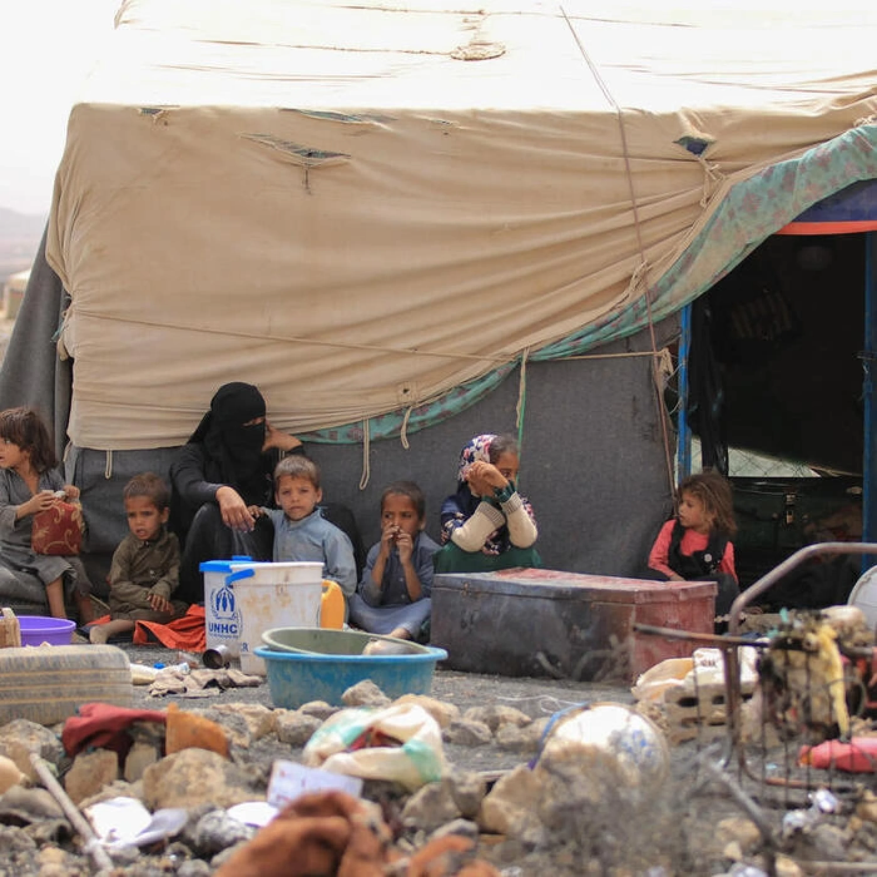 Image of At least 76,000 people displaced in Yemen since July: UN