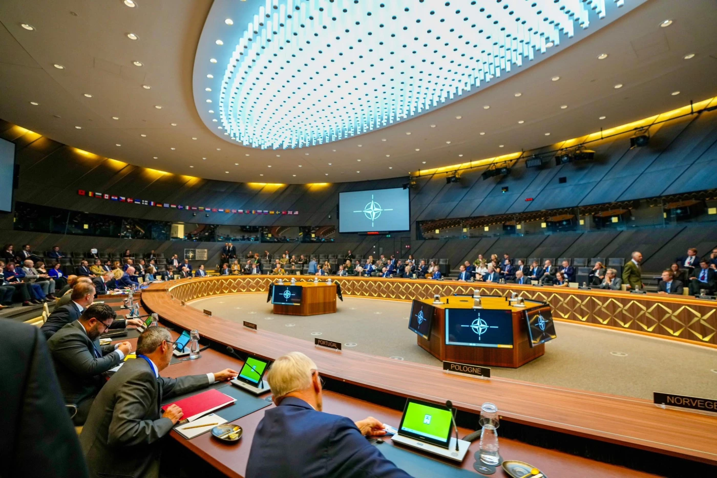 Image of PM Sudani speaks at NATO HQ, says Iraq reliable strategic partner