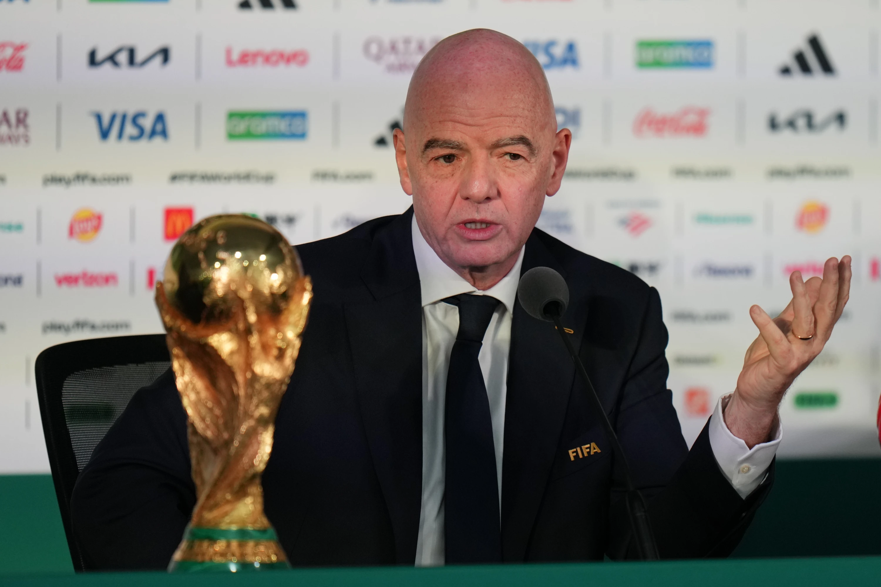 Image of Infantino abandons plans to sell World Cup profits to private equity following massive pushback