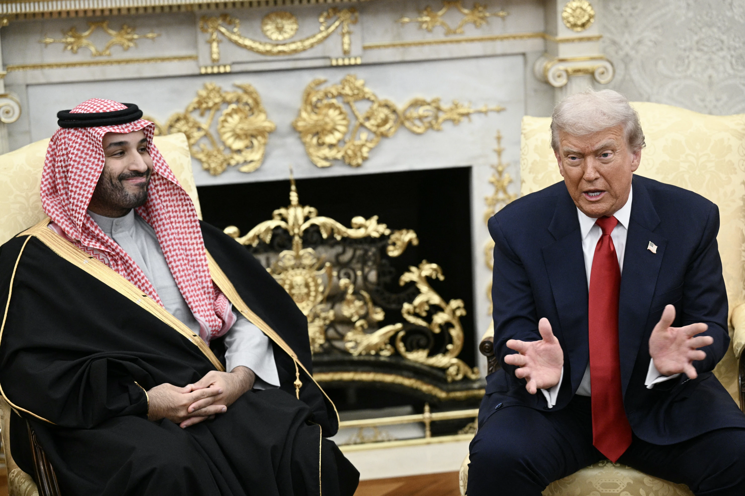 Image of Saudi's MBS meets Trump, discusses normalizing ties with Israel