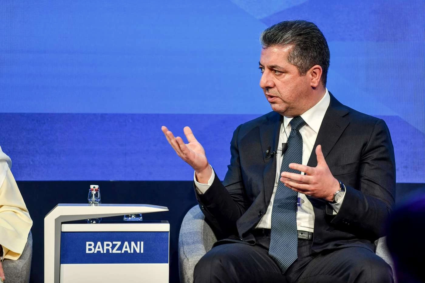 Image of PM Barzani arrives in Davos to attend World Economic Forum 