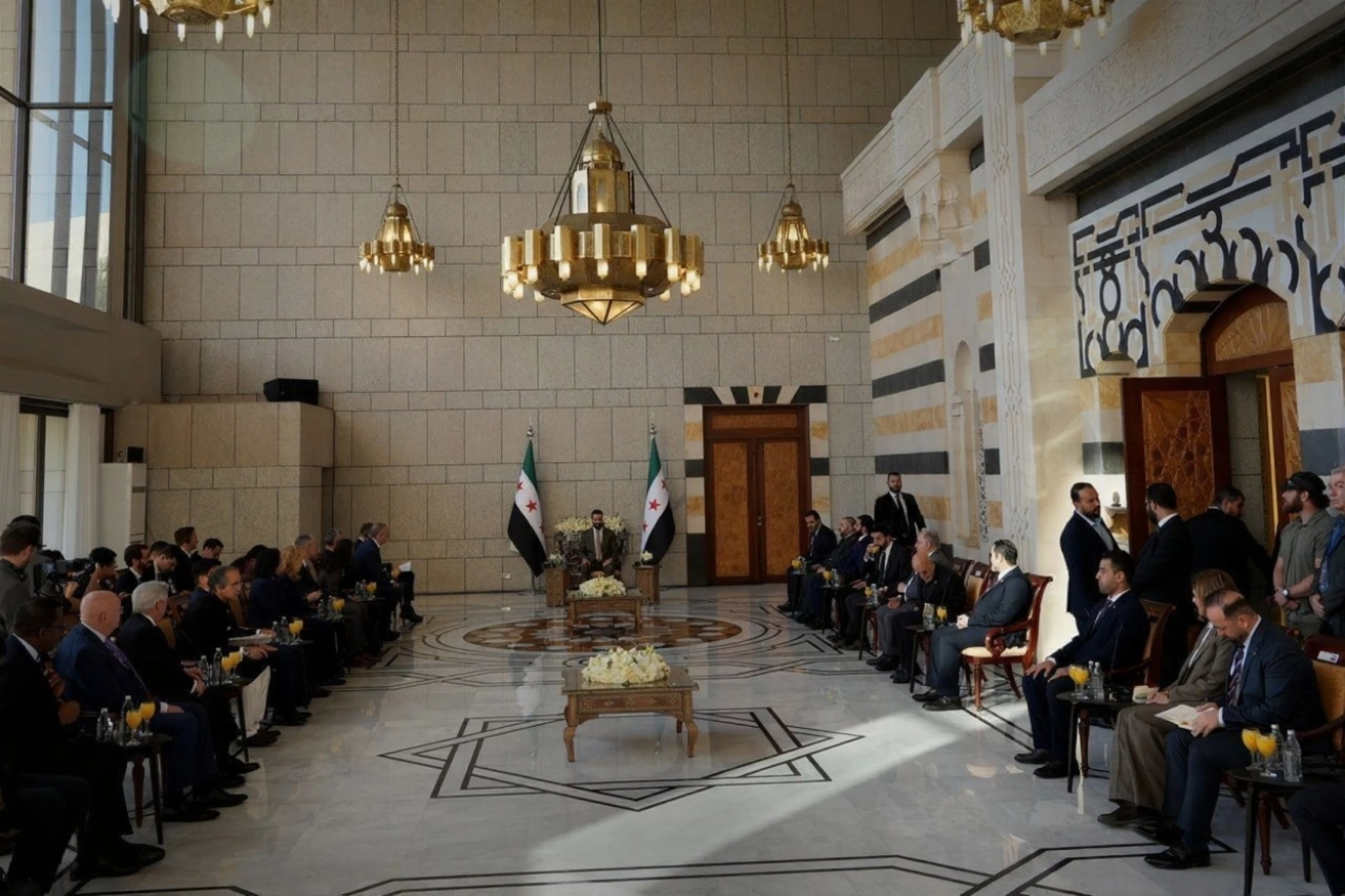 Image of UN Security Council delegation makes maiden Syria visit