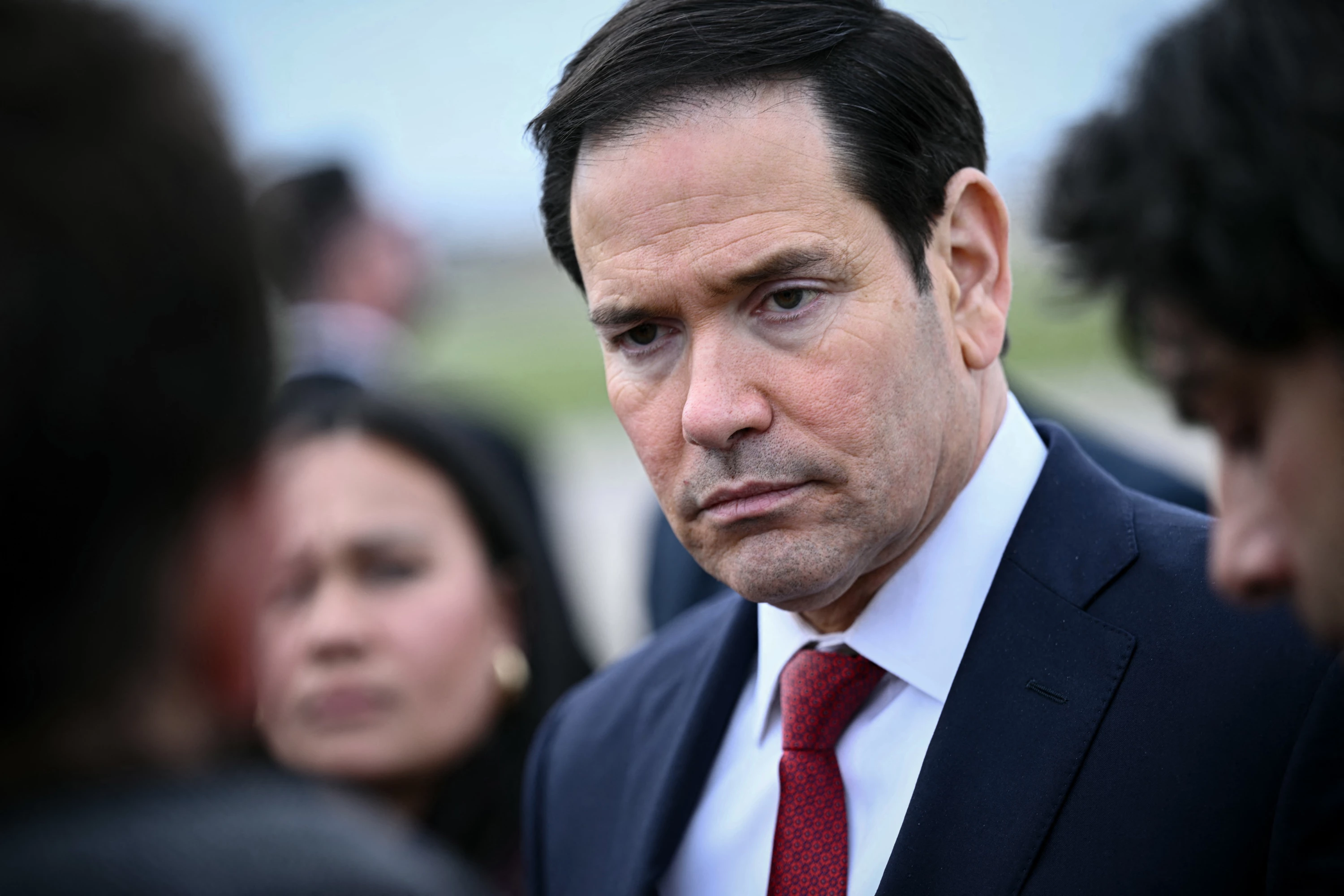 Image of Iran setting up tolling system in Strait of Hormuz 'unacceptable’: Rubio