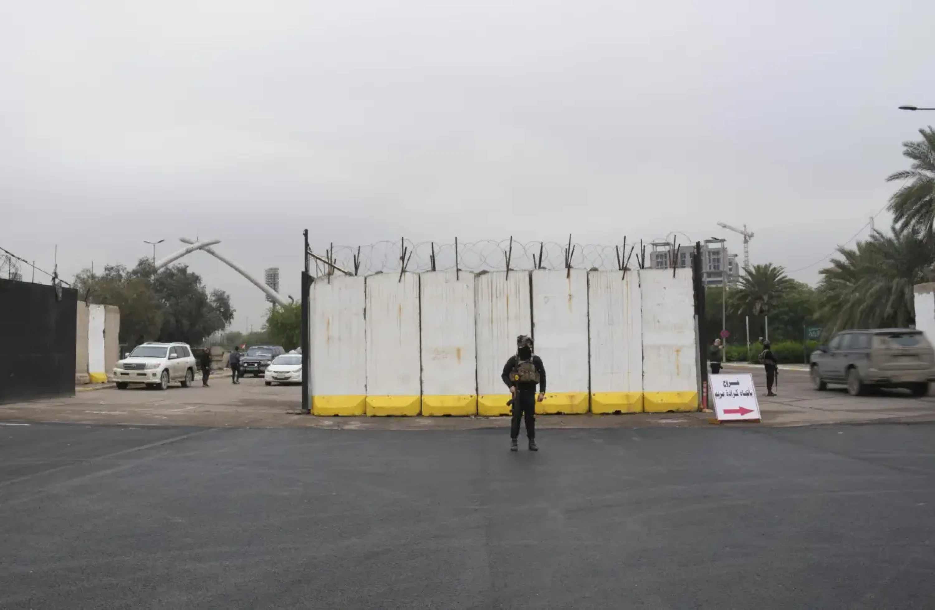 Image of Baghdad Green Zone locked down amid anti-corruption raids
