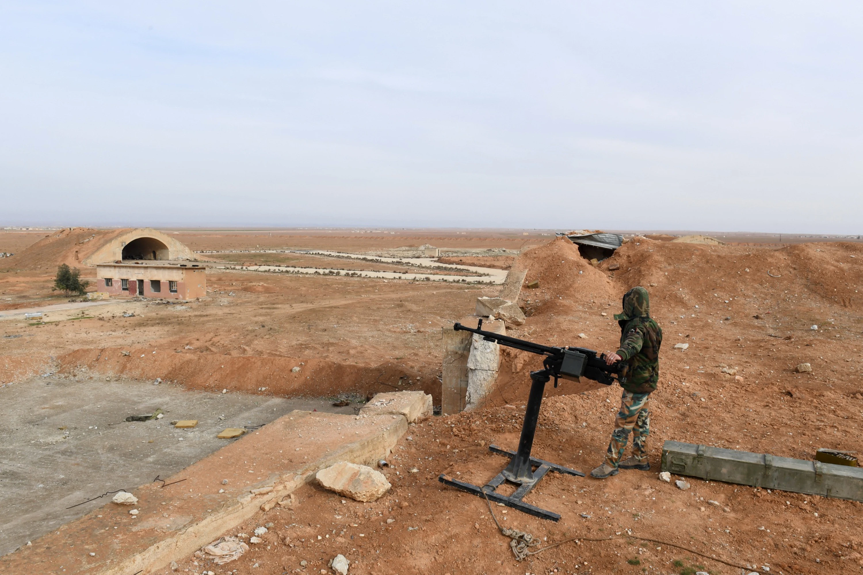 Image of Israel says struck Syria airbase to prevent Turkish troops deploying; Ankara denies