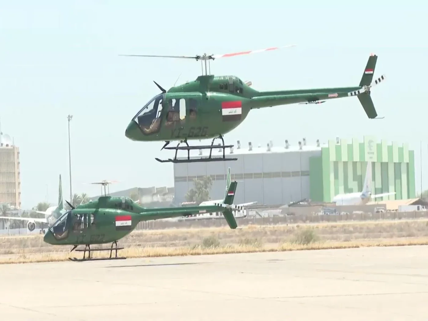 Image of Iraq receives 15 helicopters from US