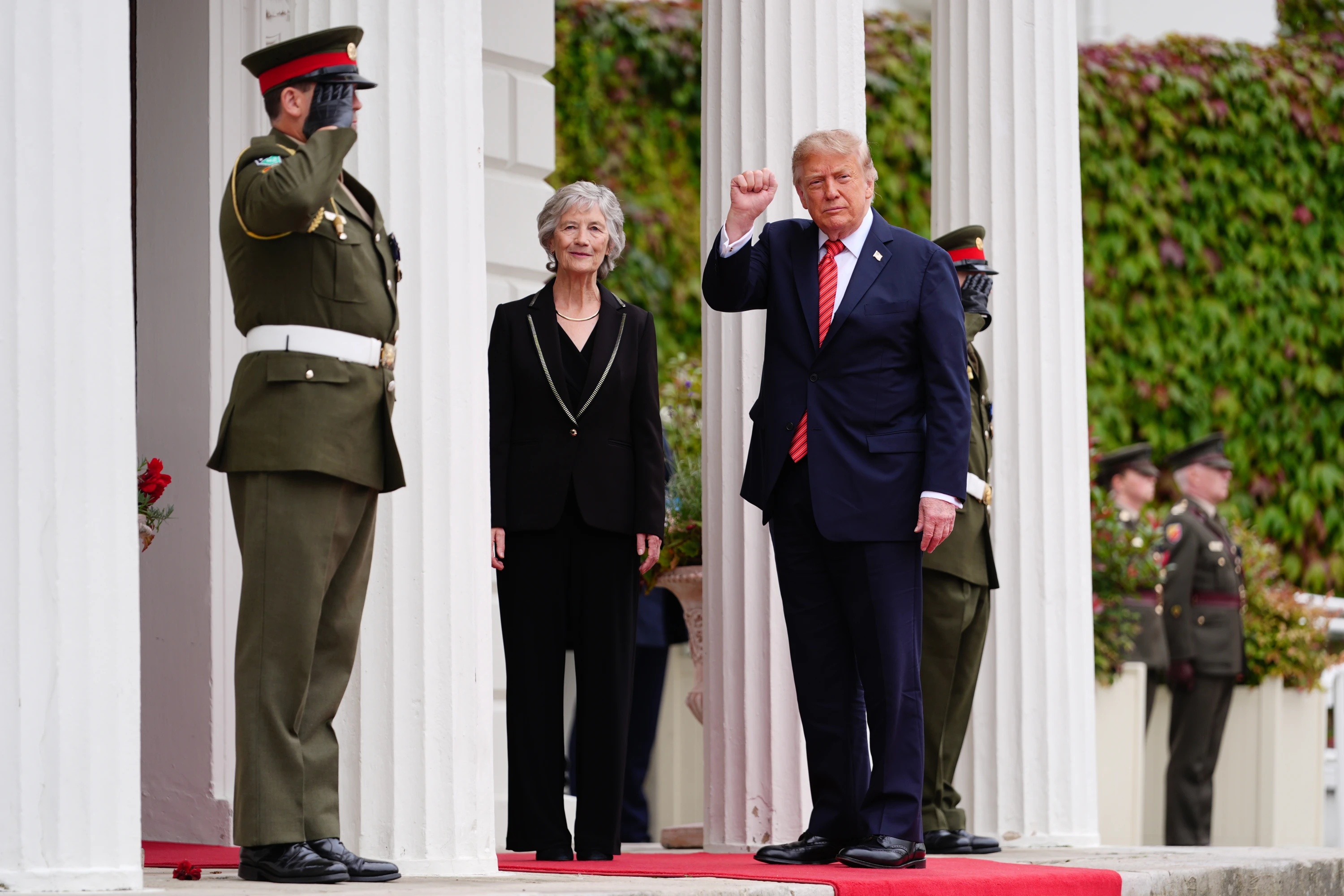 Trump touches a nerve while in Ireland by saying reunification would be 'fantastic' Image