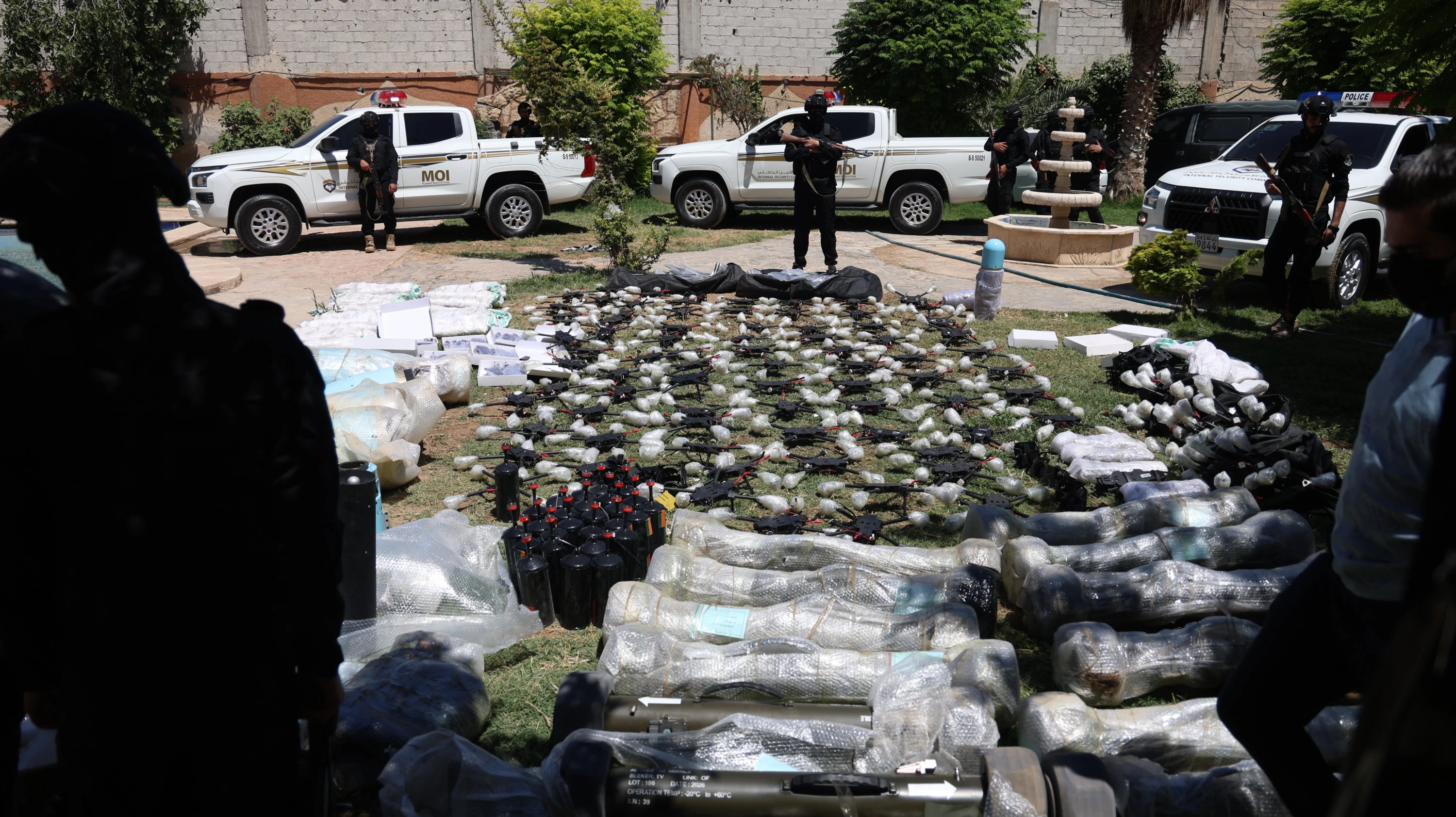 Image of Syria says seized Hezbollah-bound weapons at Iraqi border