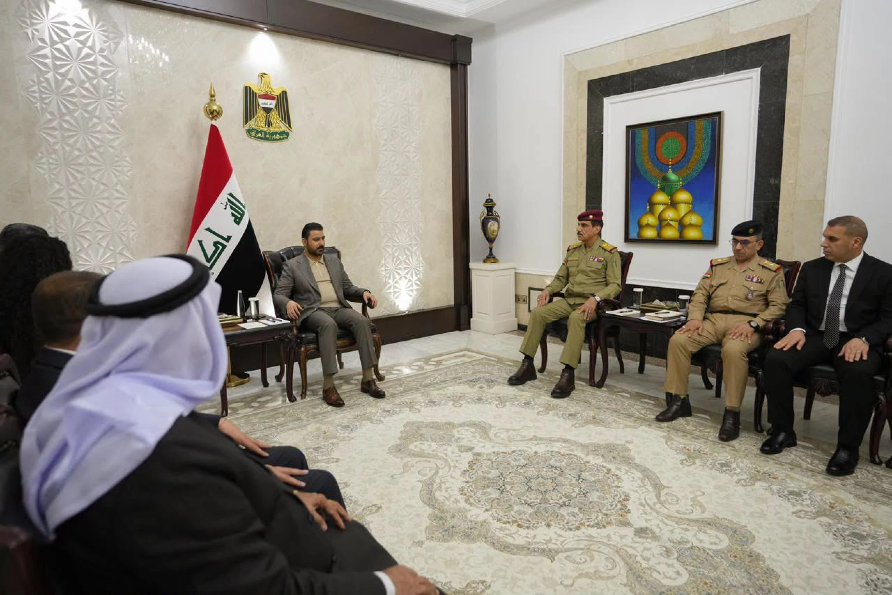 Image of Yazidi armed group to hand over weapons, join state forces: Iraqi PM