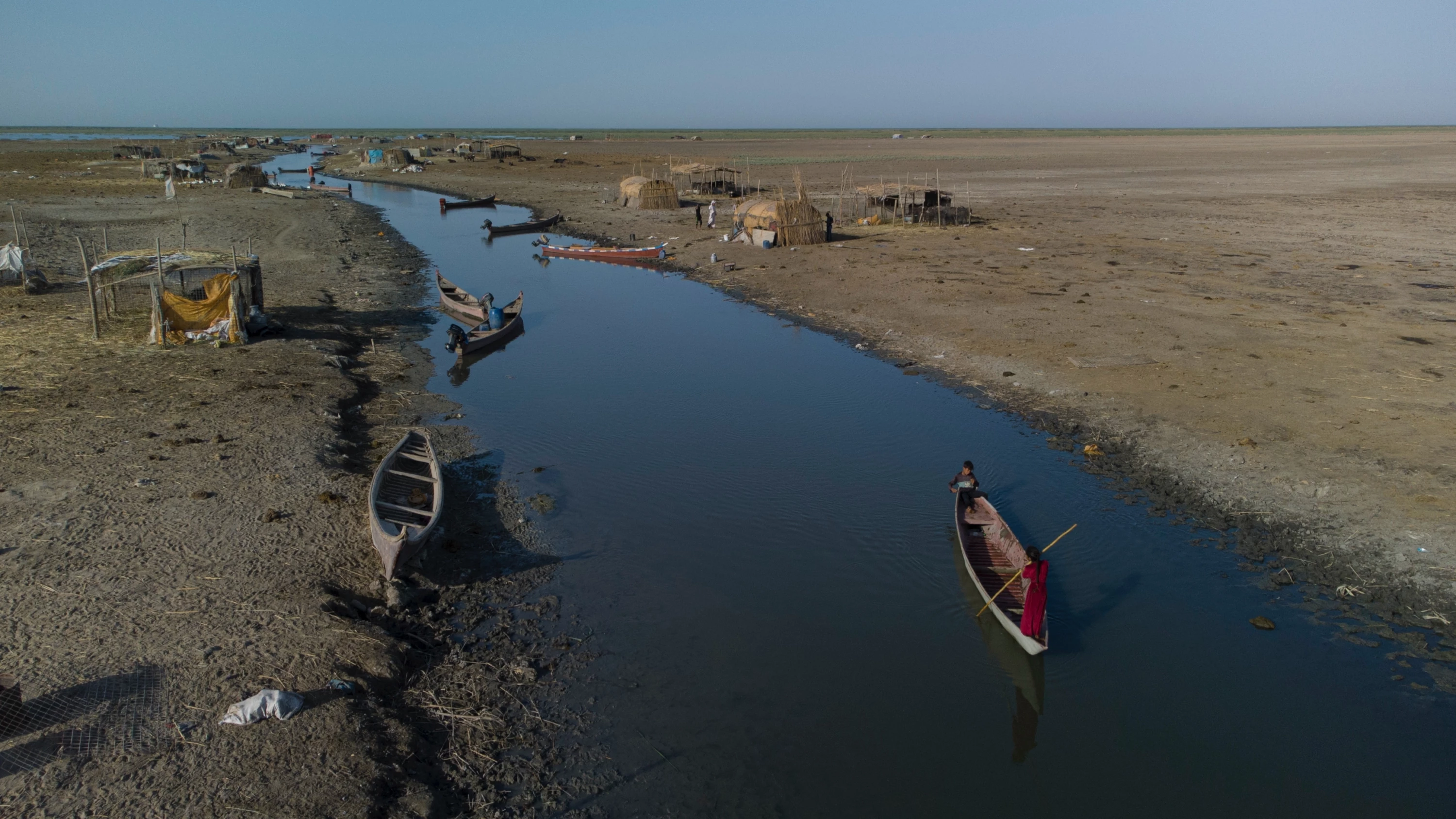 Image of Iraq’s southern marshes recovering after heavy rainfall