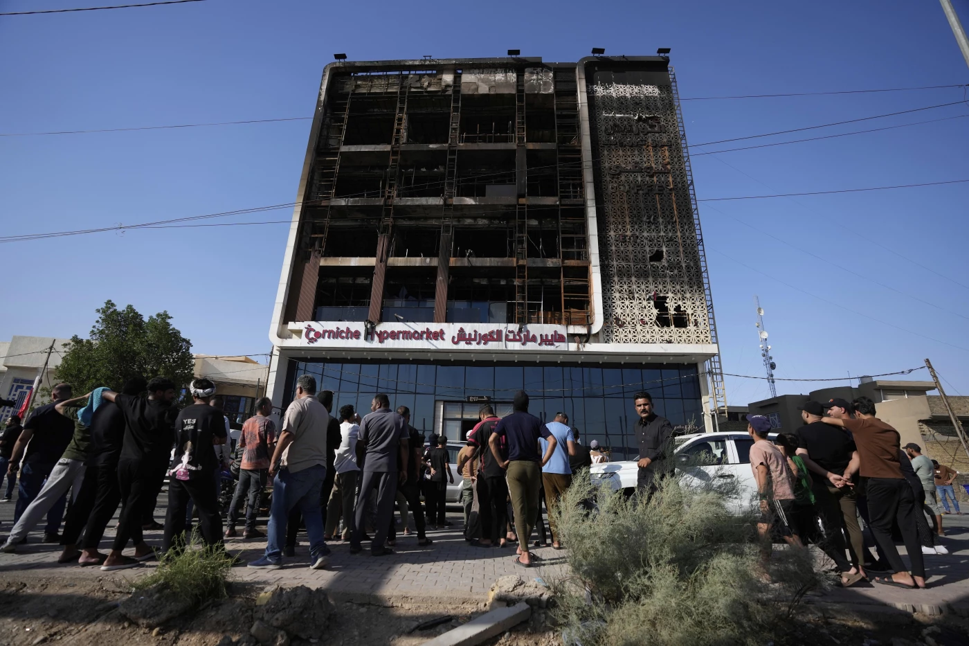 Image of Kut mall that caught fire had no official permits: Governor