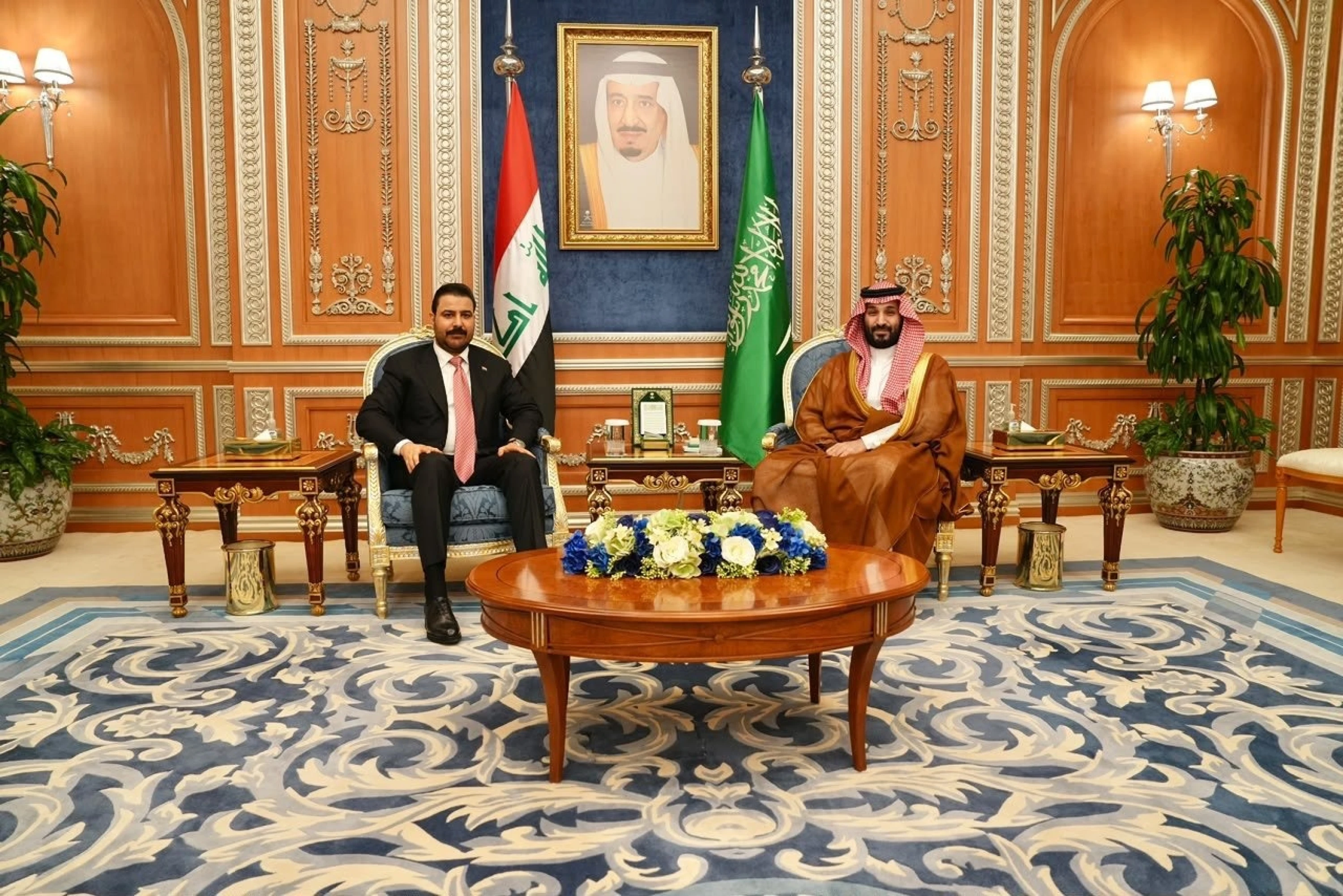 Image of PM Zaidi reassures Saudi crown prince Iraq will not be used as launchpad for attacks