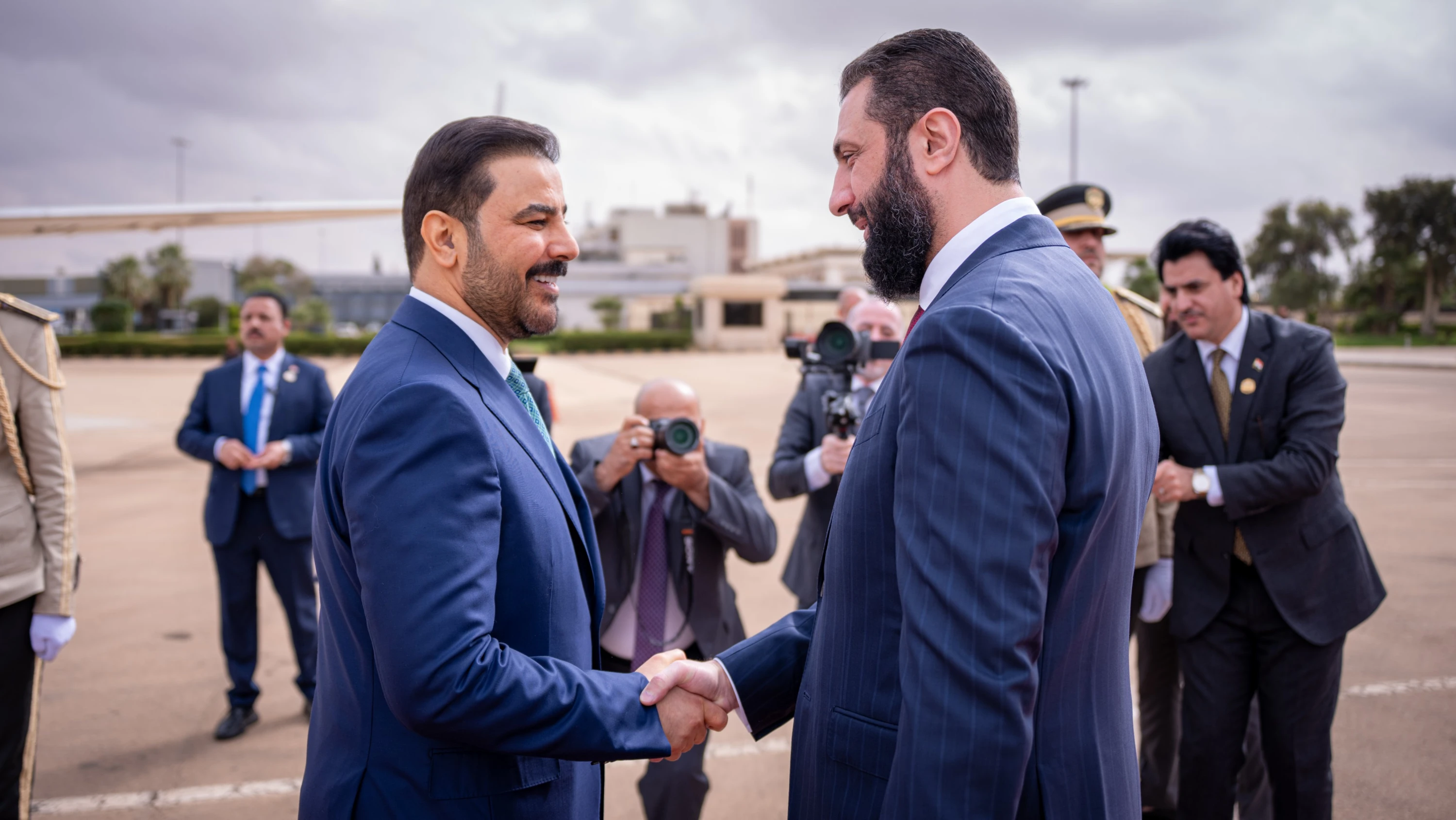 Image of PM Zaidi, Sharaa discuss oil exports through Syria’s Baniyas