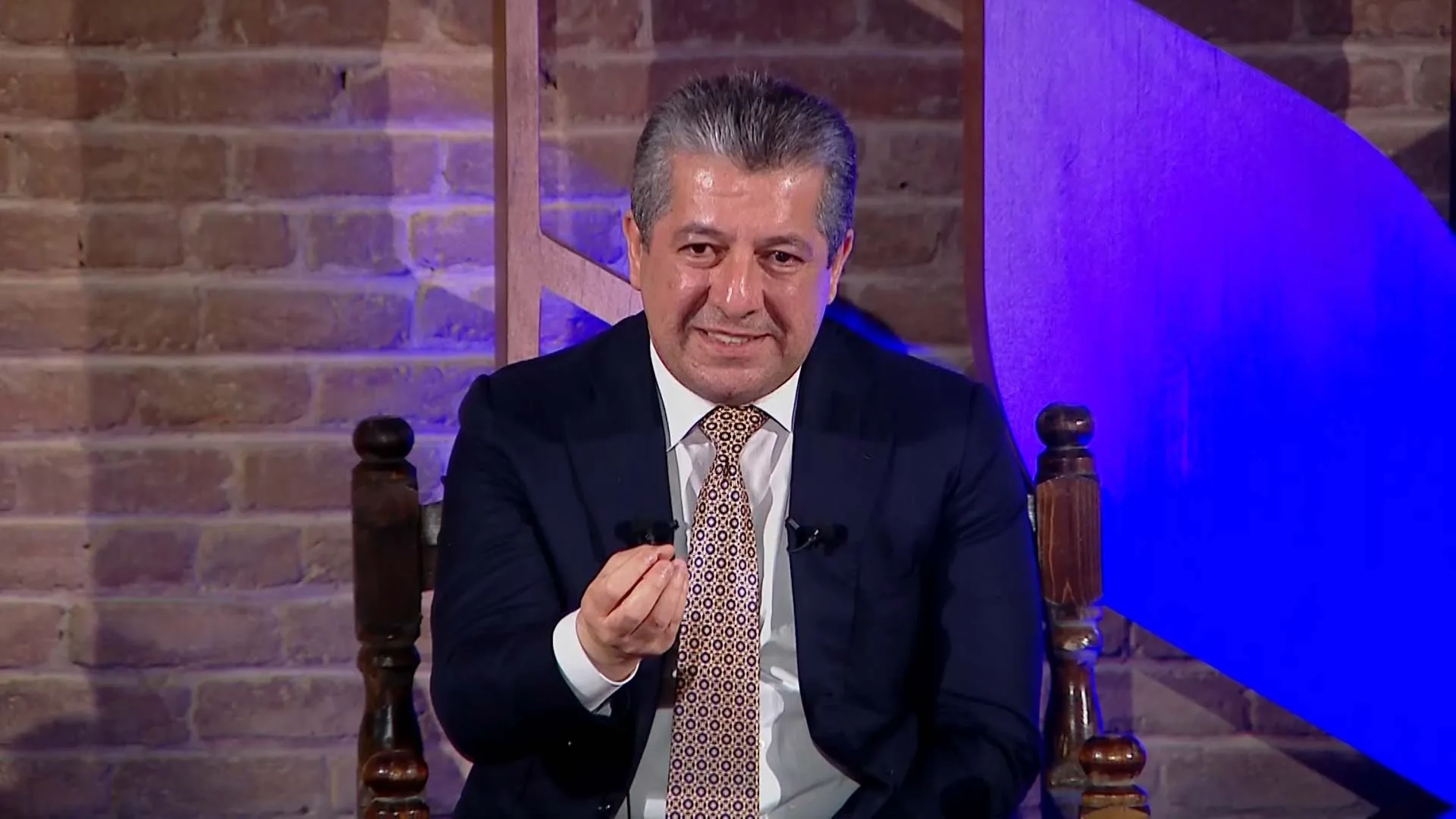 Image of PM Barzani discusses government programs at Erbil Citadel