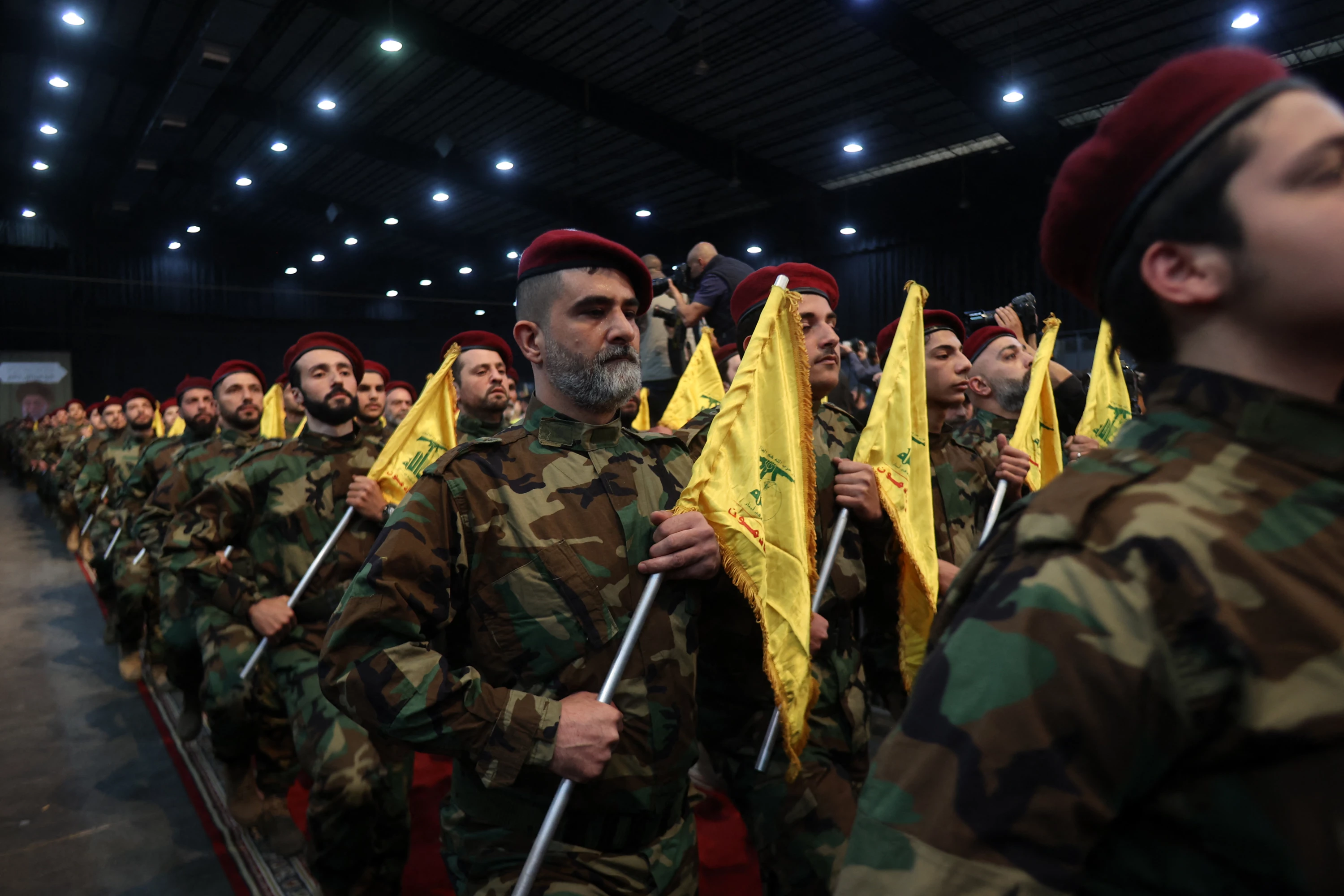 Image of Lebanese army says first phase of Hezbollah disarmament completed