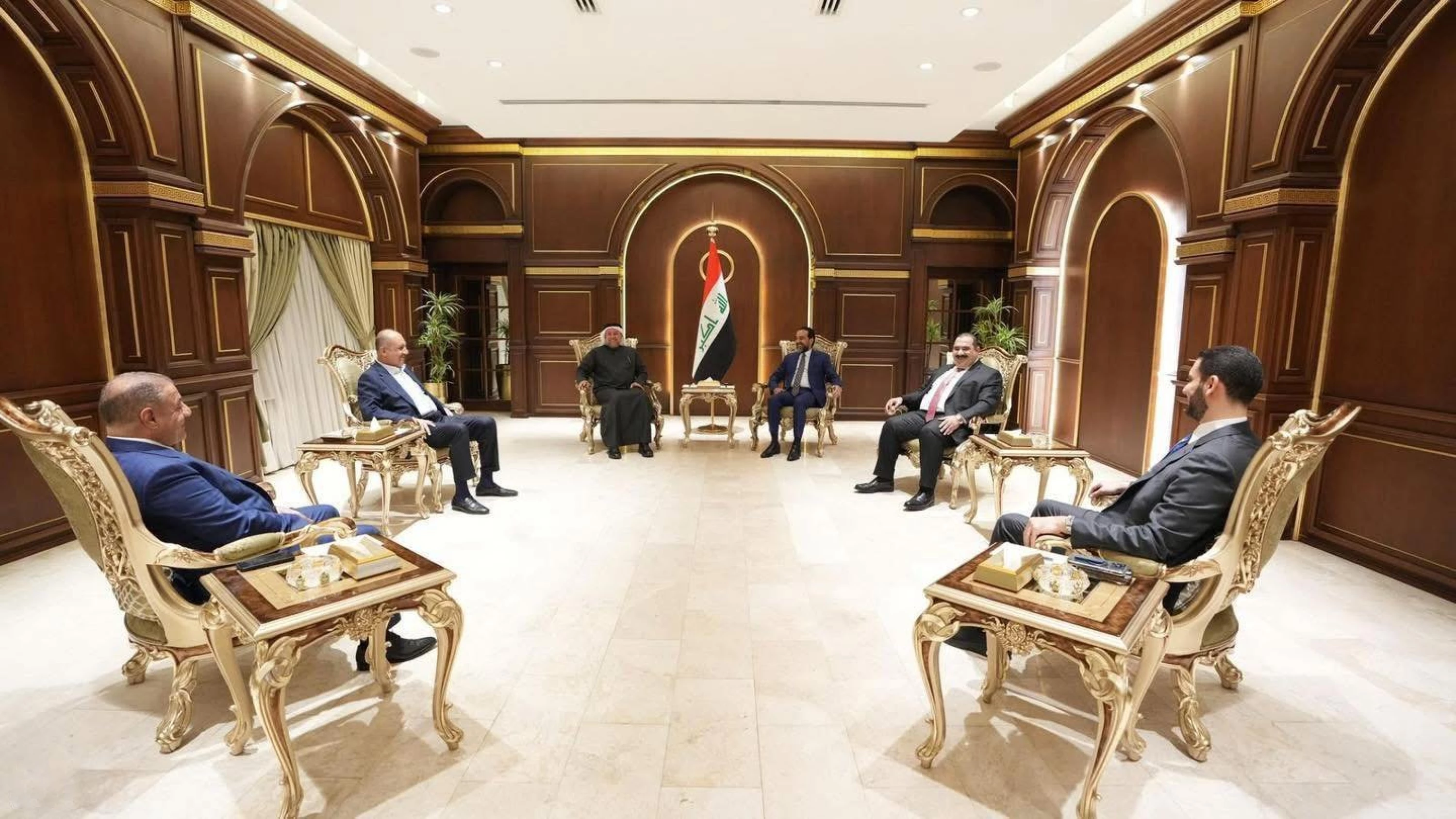 Image of Sunni political council debates parliament speaker, power sharing