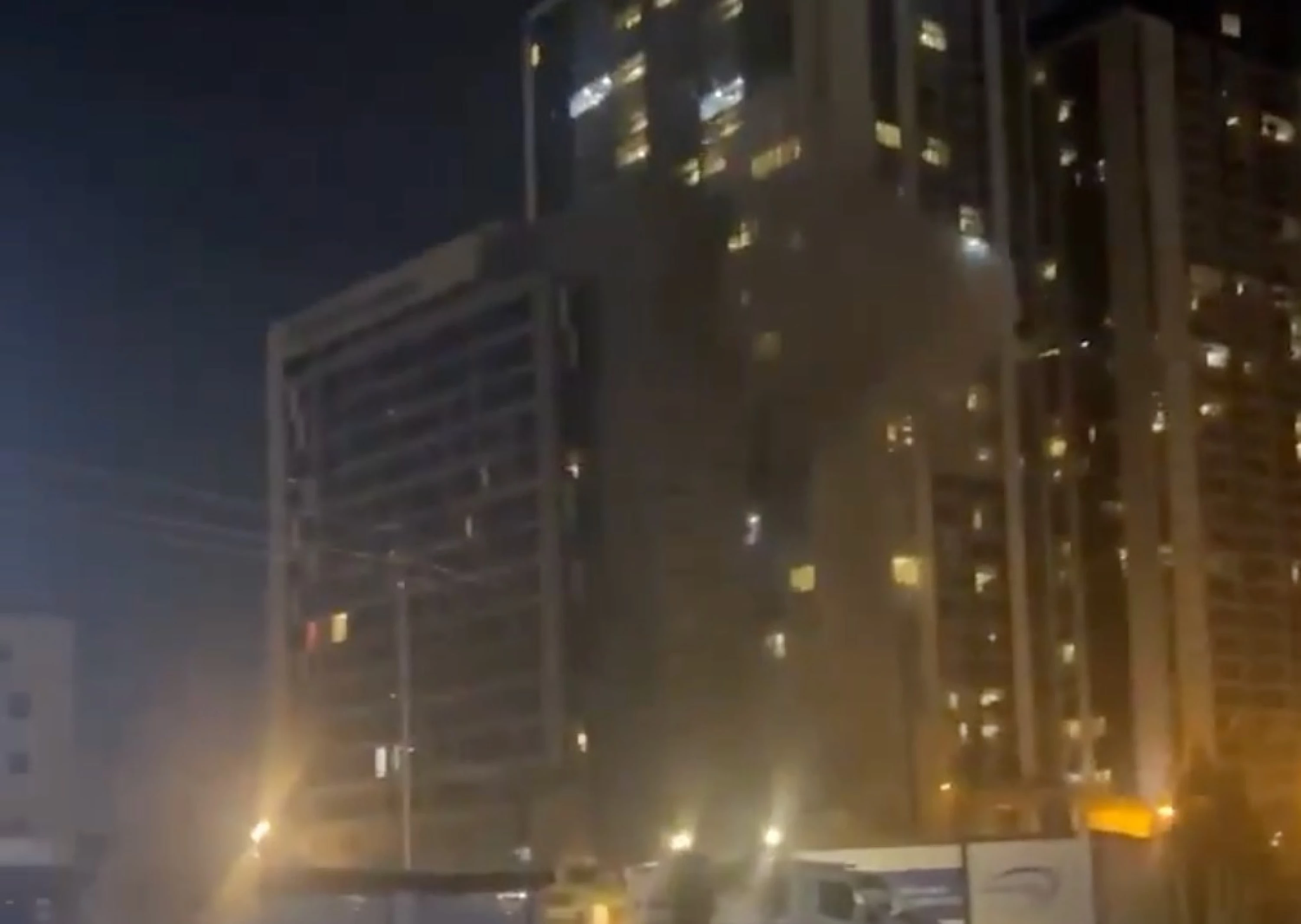 Image of Drone strike hits upscale hotel in Erbil; no casualties