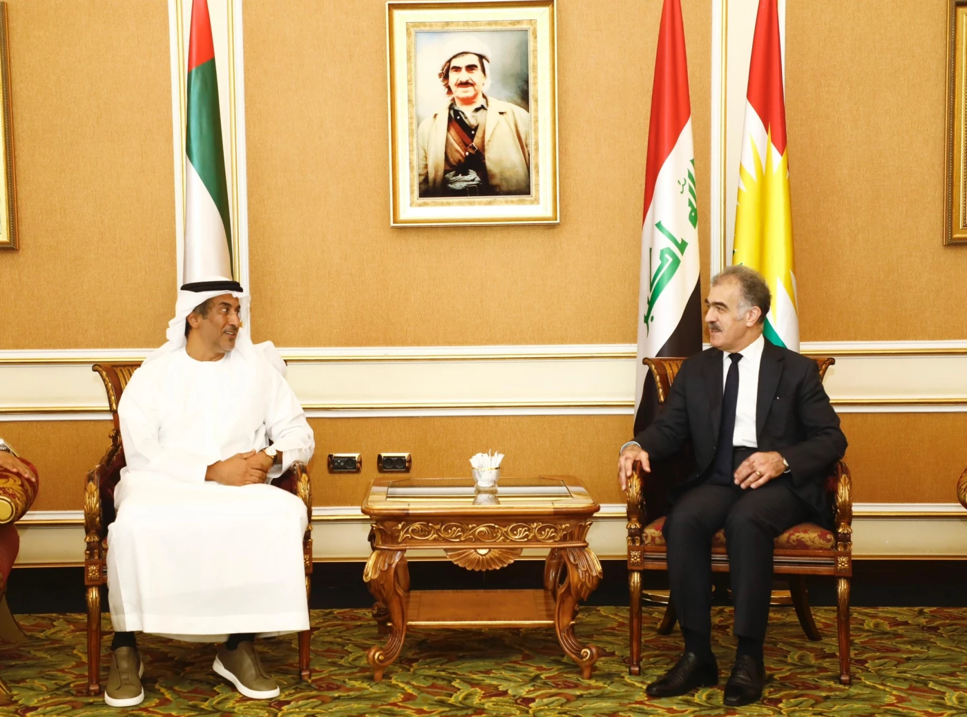 Image of High-level Emirati delegation arrives in Erbil