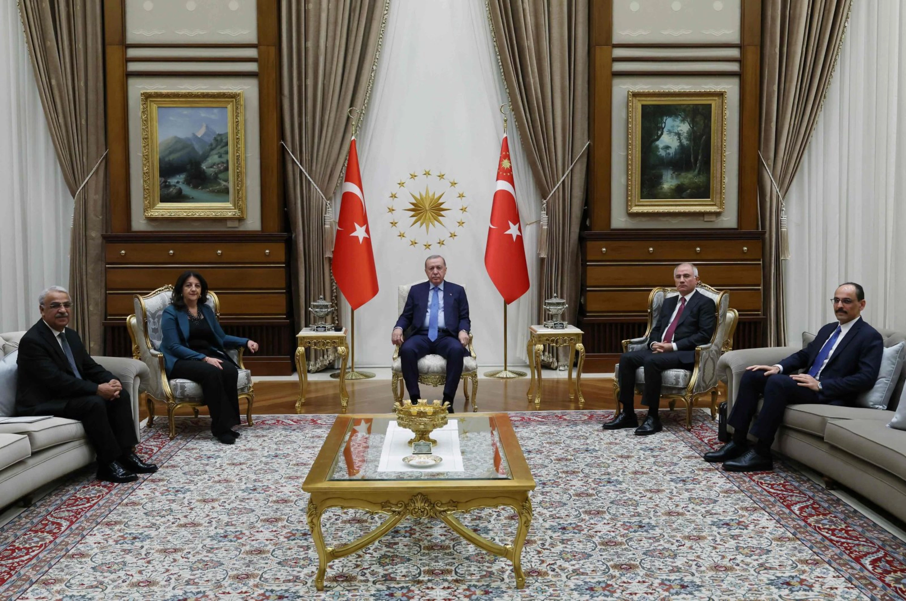 Image of Imrali delegation says agreed with Erdogan on next steps for PKK peace talks