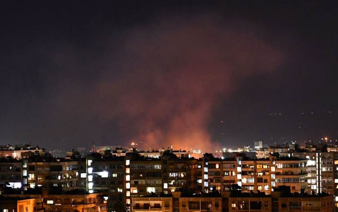 Image of War monitor says Israel strikes Syria weapons depot