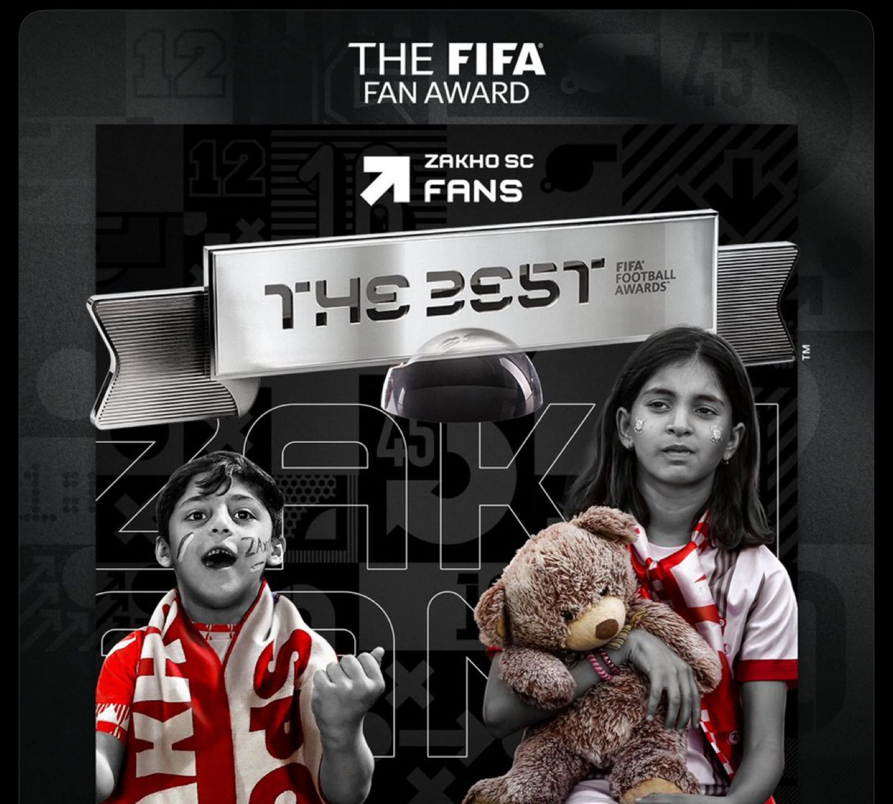 Image of Zakho fans win FIFA Fan Award