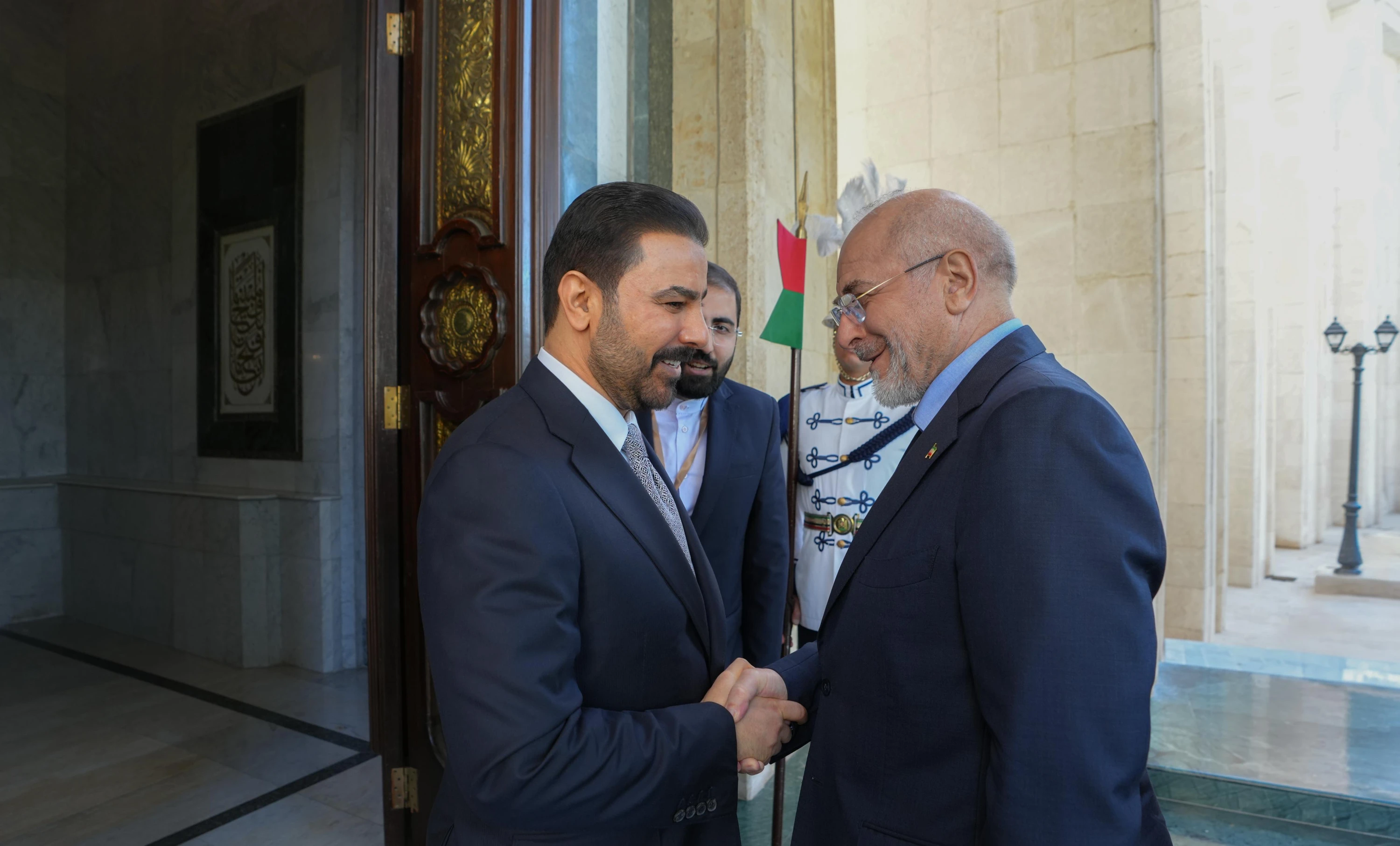 Image of Zaidi praises Iran’s ‘supportive stances’ during Ghalibaf meeting