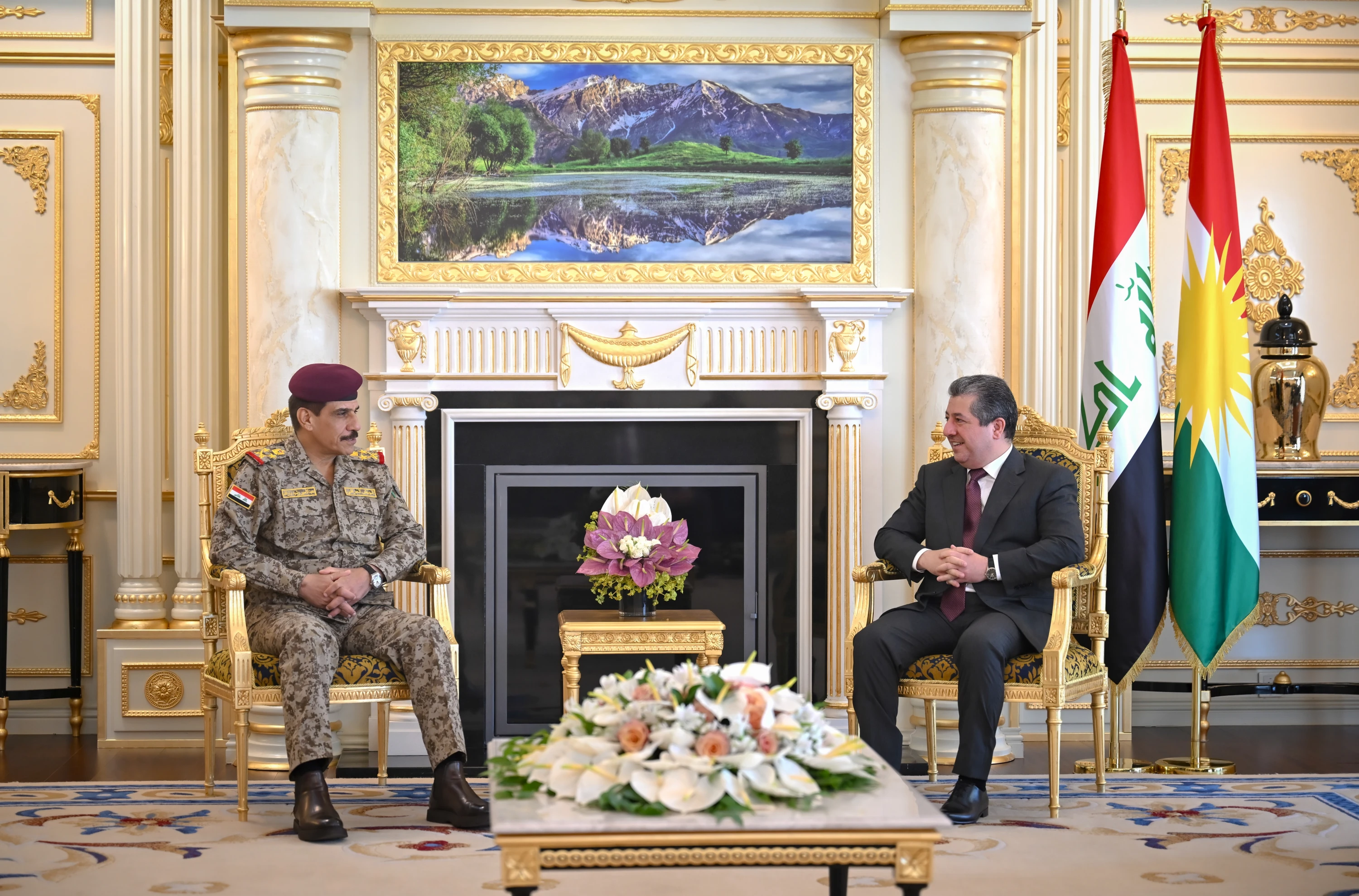 Image of PM Barzani, Iraqi Army chief discuss Kurdistan security, protecting IOCs