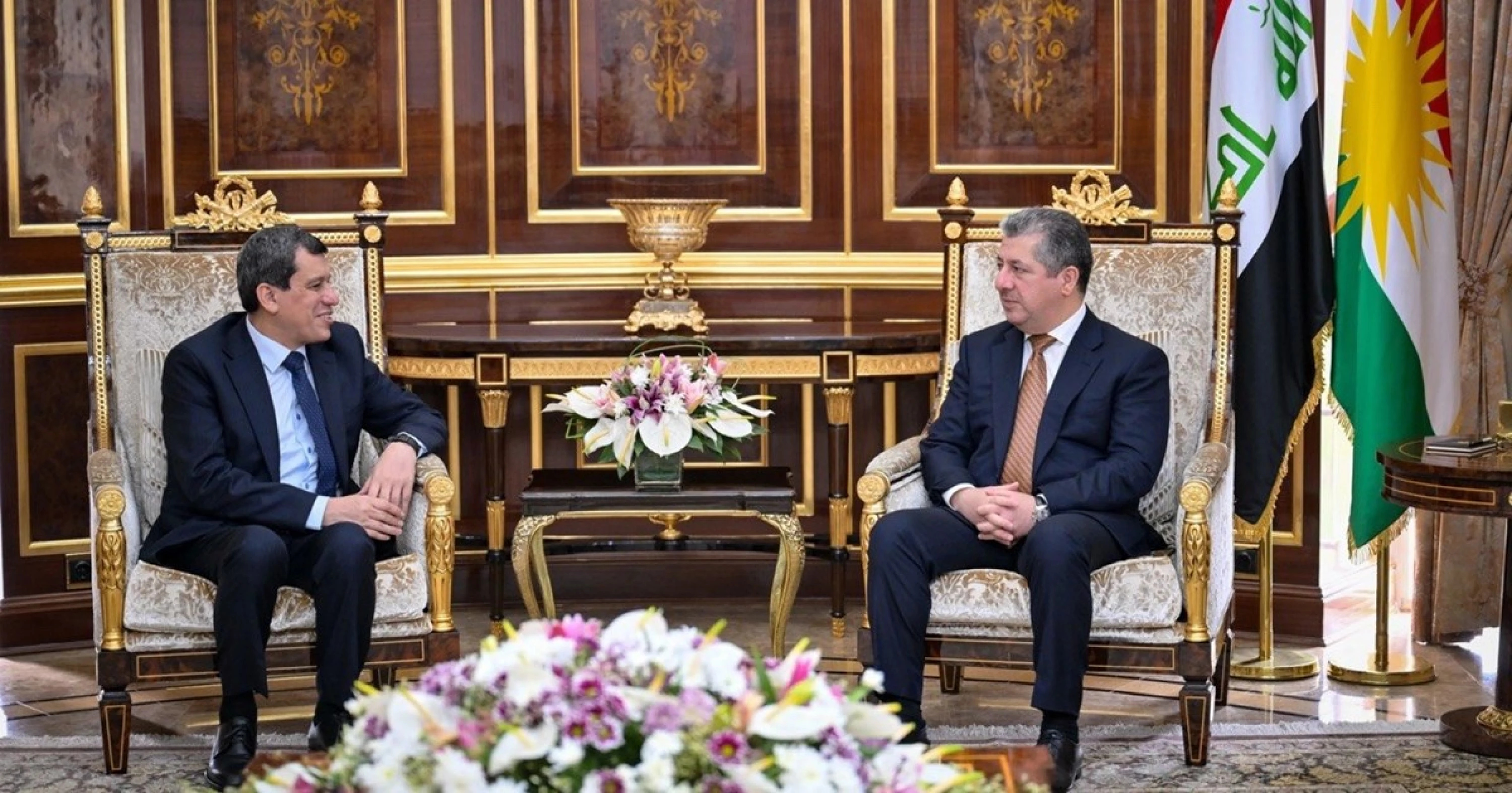 Image of PM Barzani, Mazloum Abdi discuss security, Kurdish rights in Syria