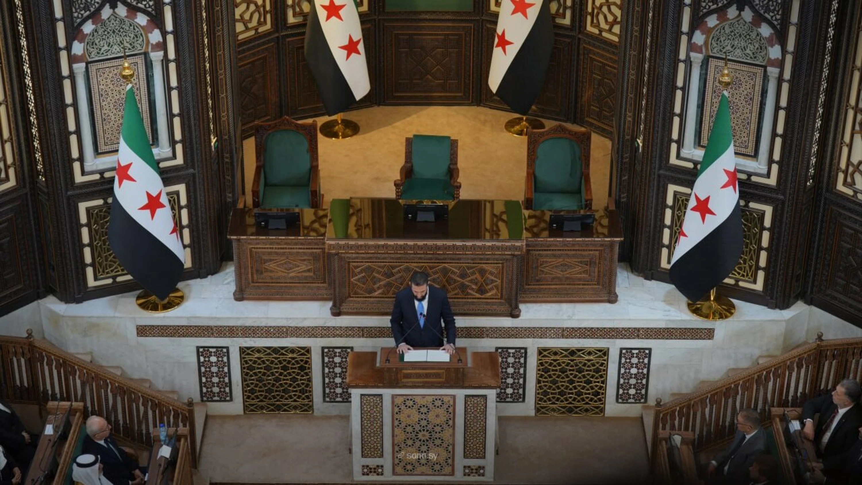Image of Syria's parliament holds first session since Assad's fall
