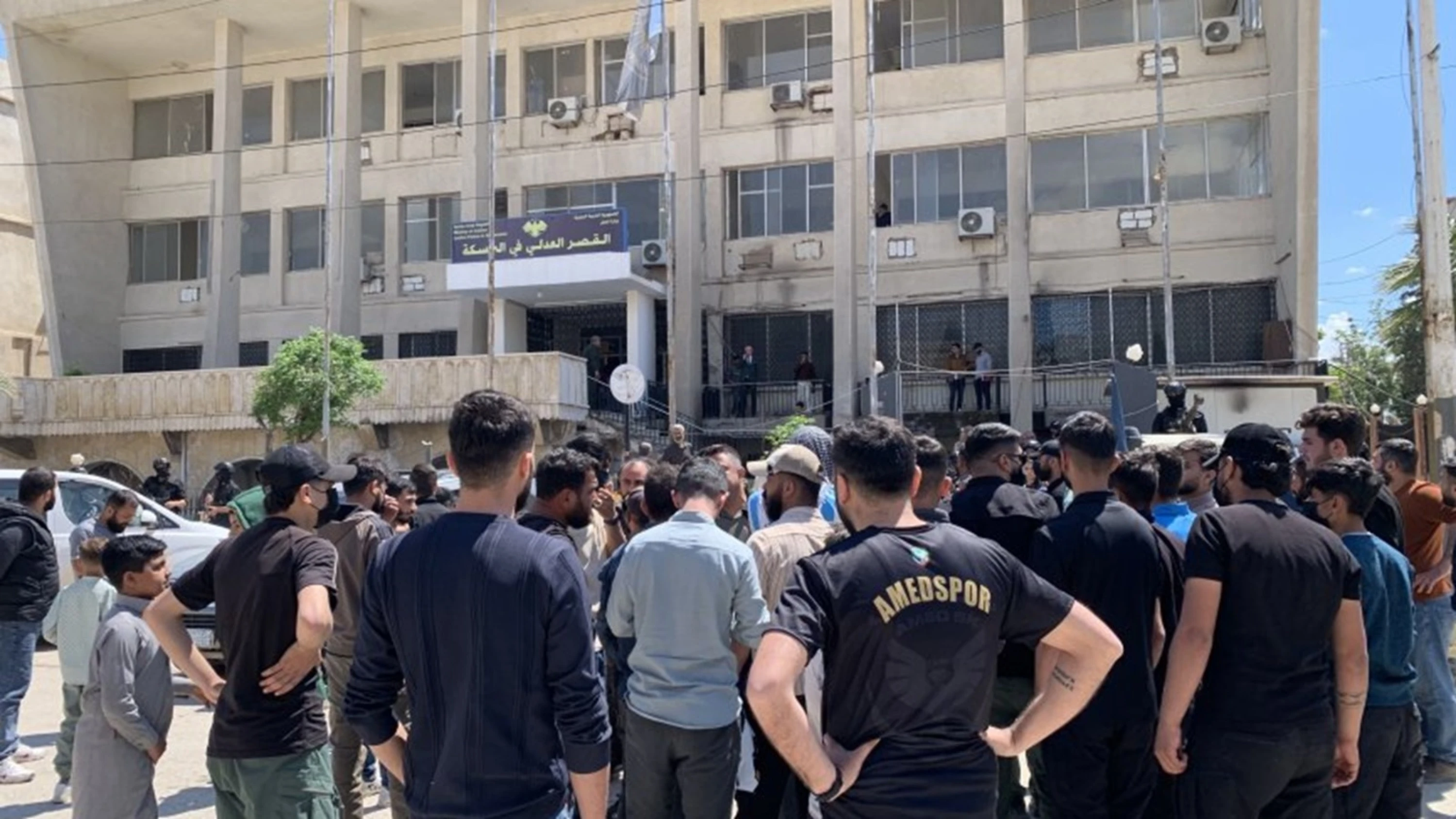 Image of Rojava protests put spotlight on Kurdish language rights: SDF official 