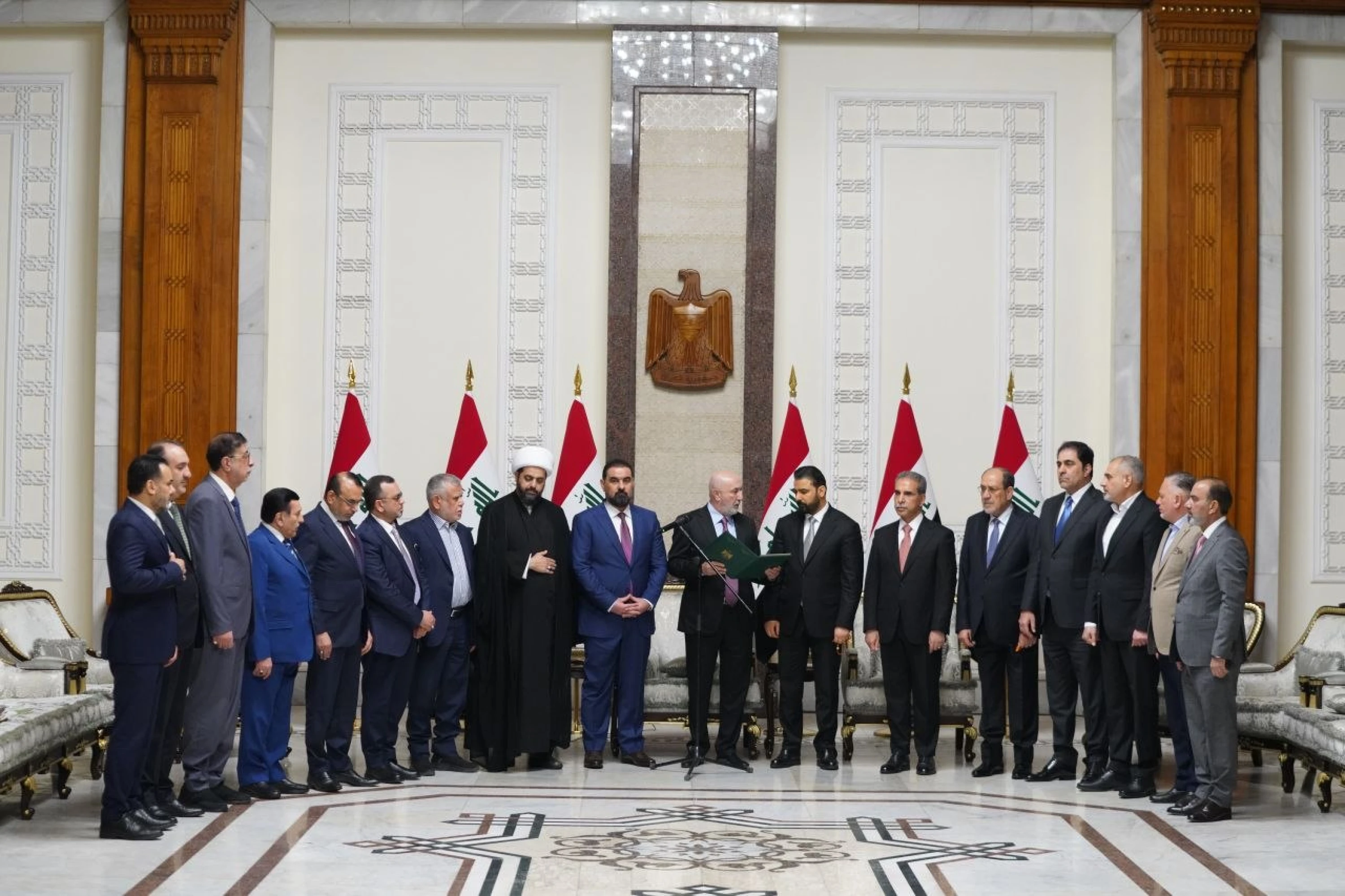 Image of Iraqi leaders congratulate PM-designate Ali al-Zaidi
